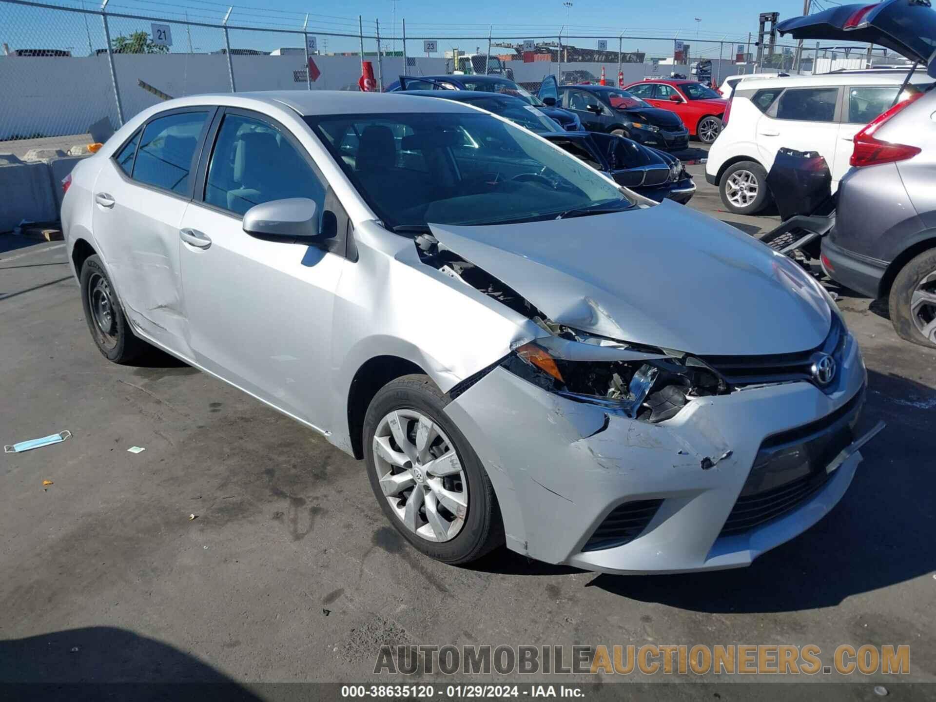 2T1BURHE2FC355672 TOYOTA COROLLA 2015