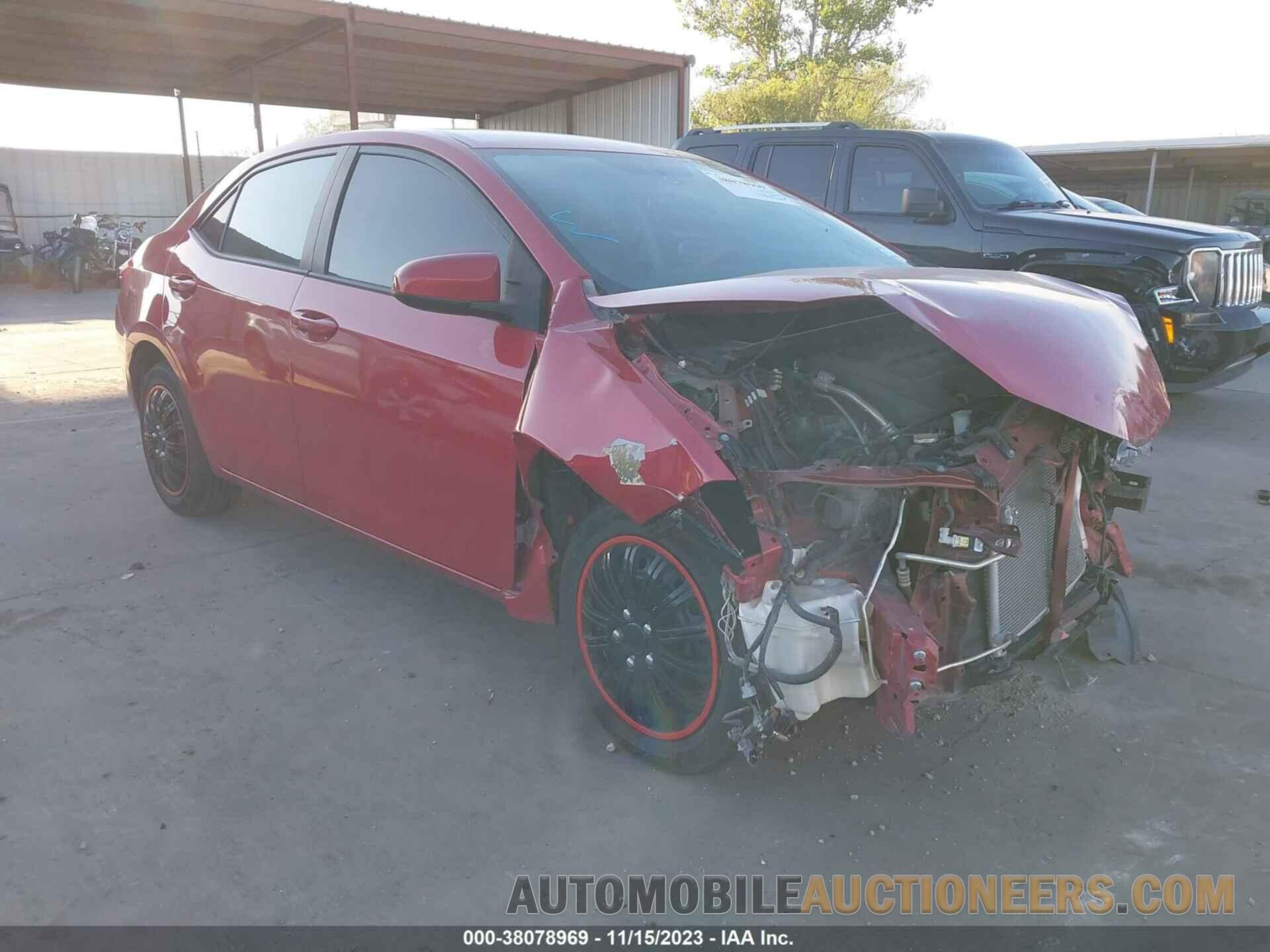 2T1BURHE2FC374609 TOYOTA COROLLA 2015