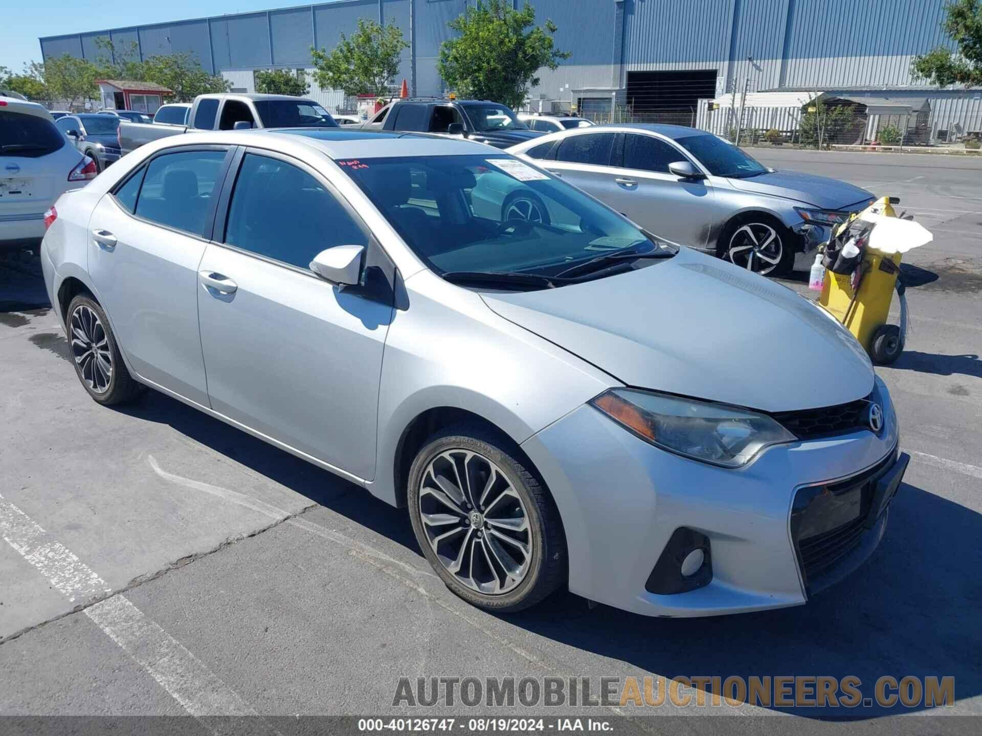 2T1BURHE2FC383682 TOYOTA COROLLA 2015