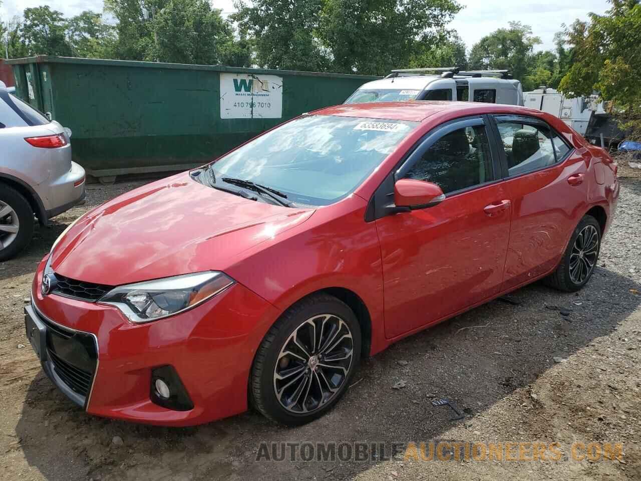 2T1BURHE2FC387523 TOYOTA COROLLA 2015