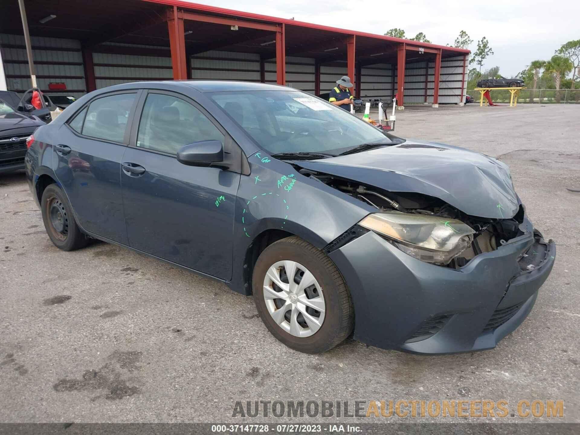 2T1BURHE2FC391524 TOYOTA COROLLA 2015