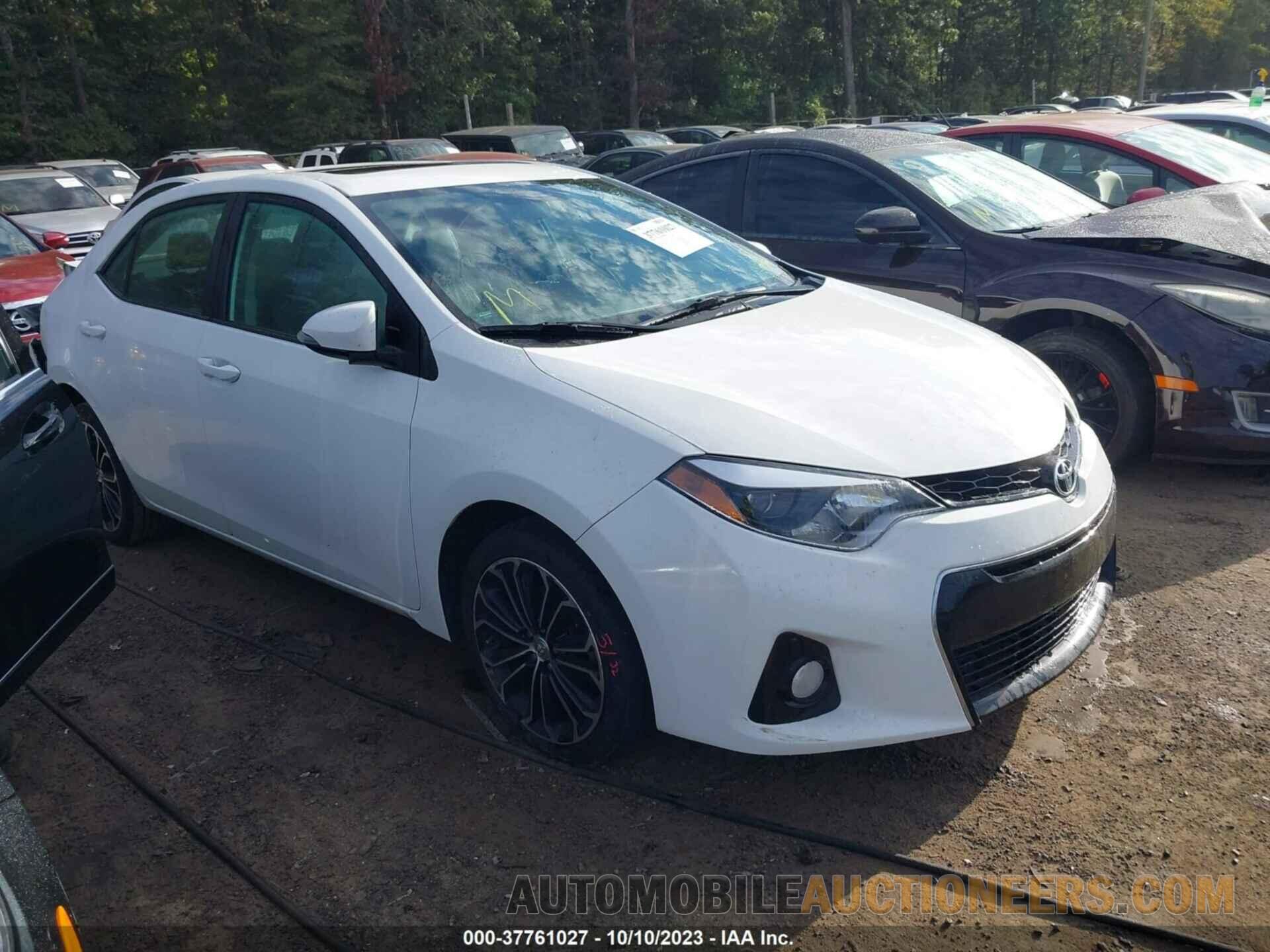 2T1BURHE2FC392124 TOYOTA COROLLA 2015