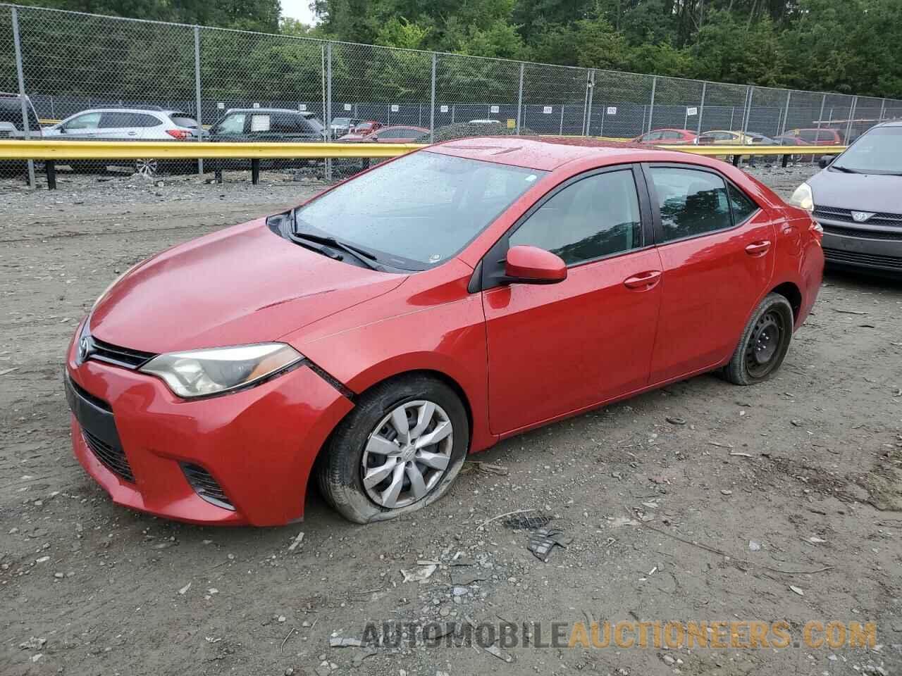 2T1BURHE2FC392849 TOYOTA COROLLA 2015