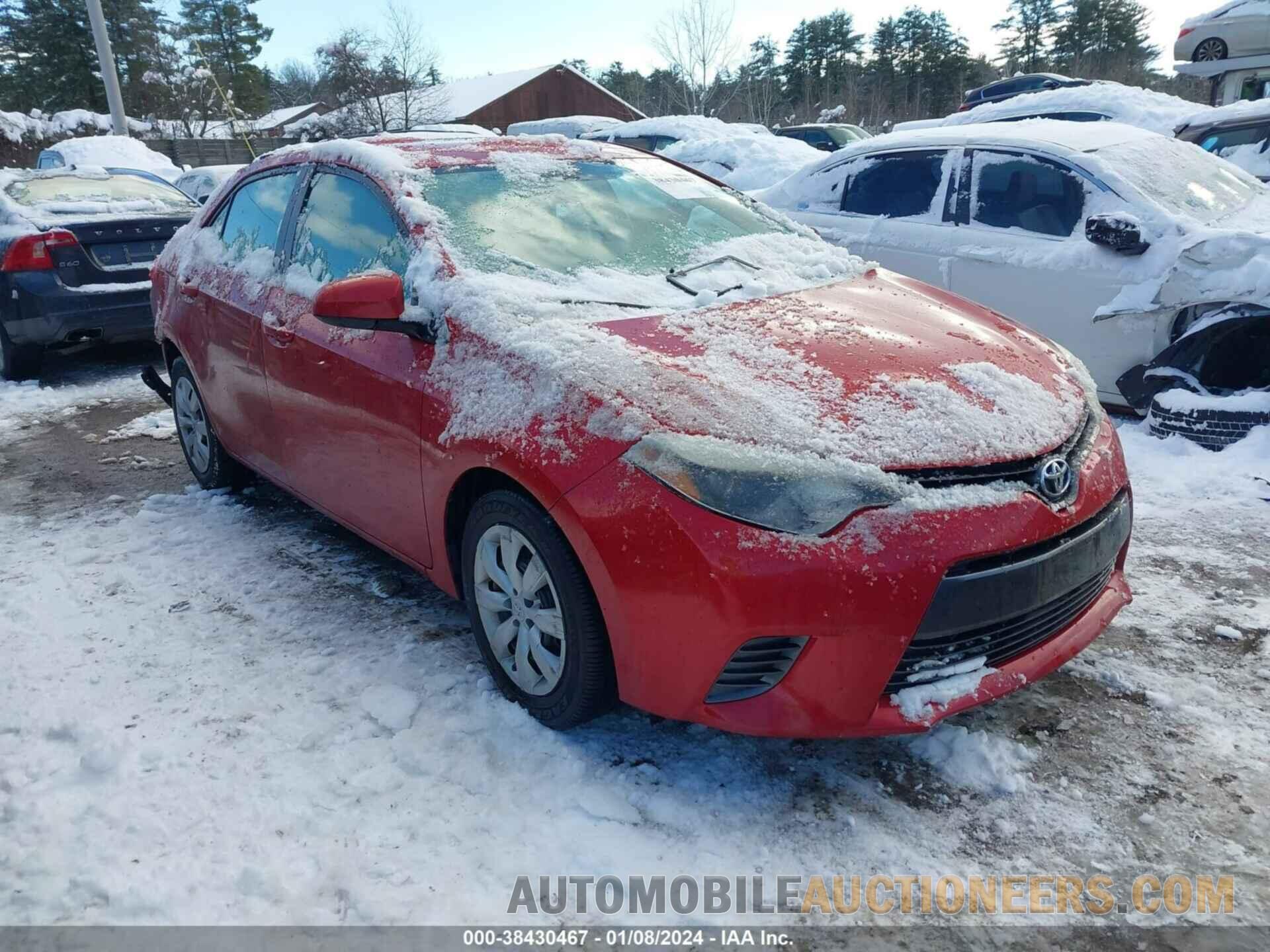 2T1BURHE2FC413036 TOYOTA COROLLA 2015