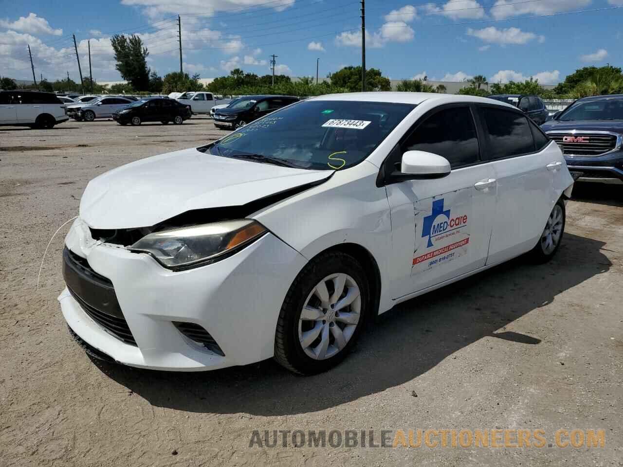 2T1BURHE2FC472037 TOYOTA COROLLA 2015