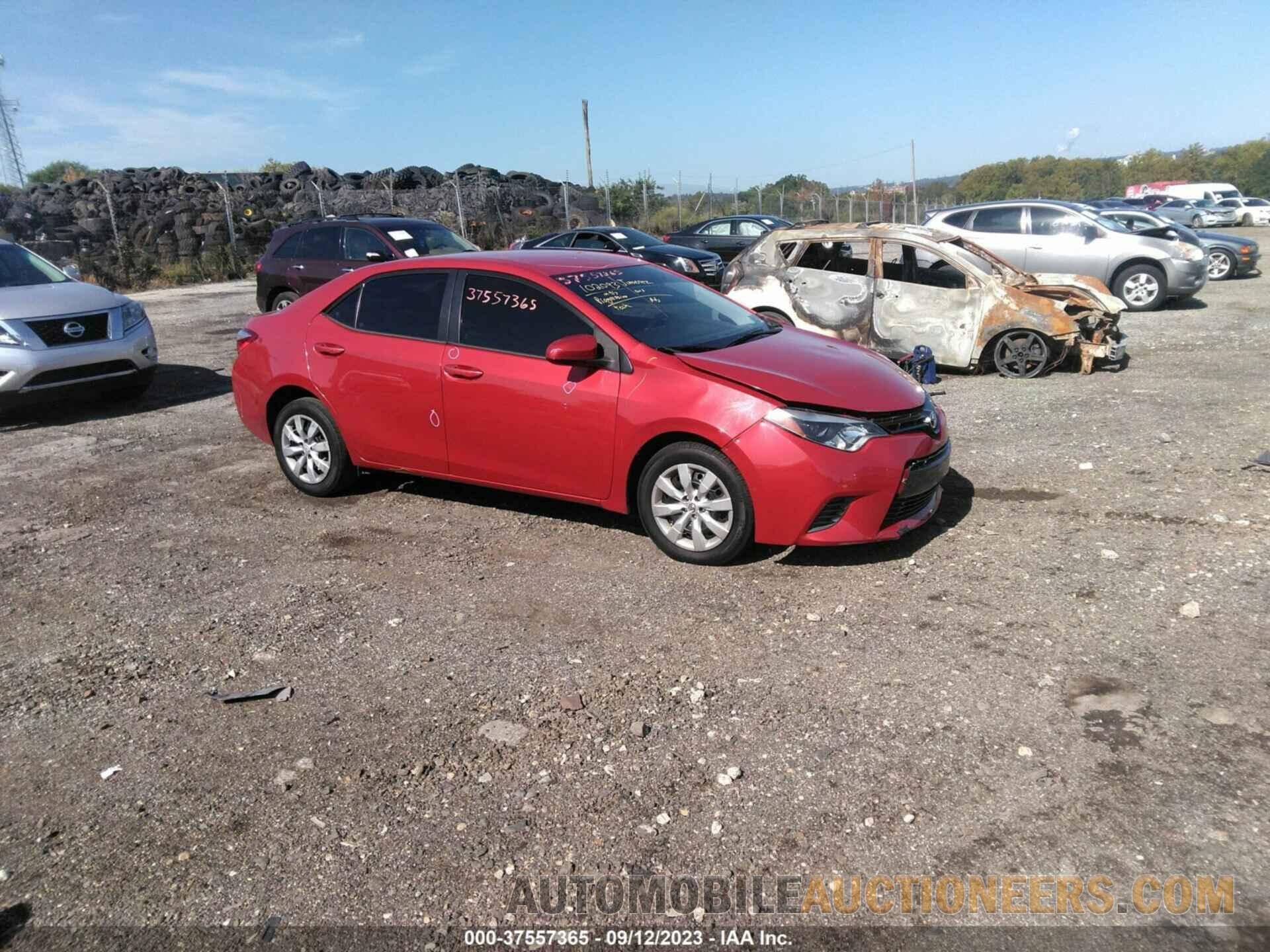 2T1BURHE2GC483458 TOYOTA COROLLA 2016