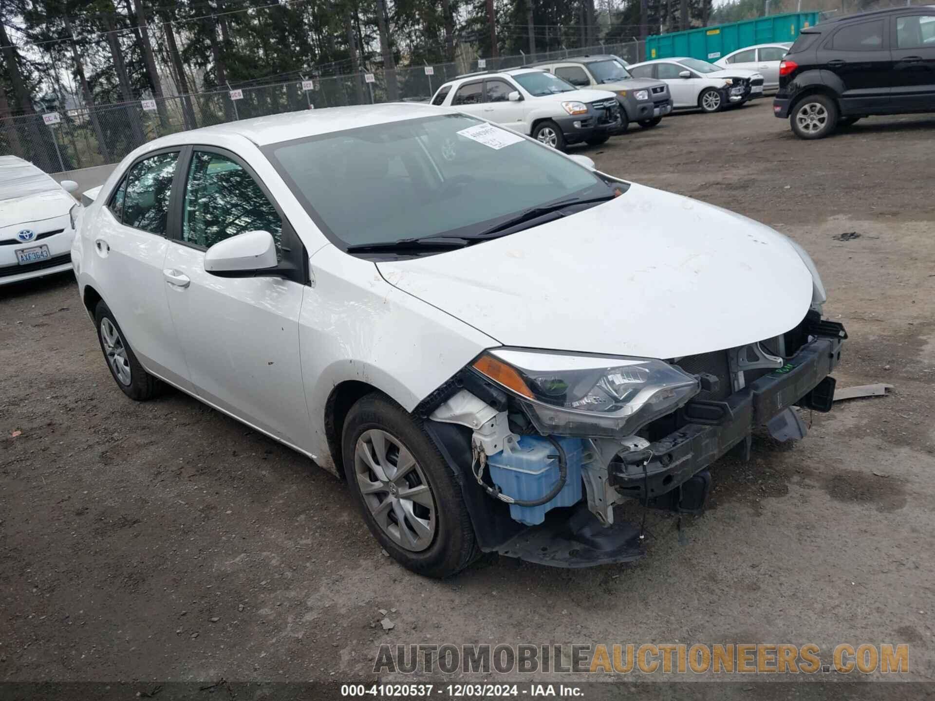 2T1BURHE2GC548342 TOYOTA COROLLA 2016