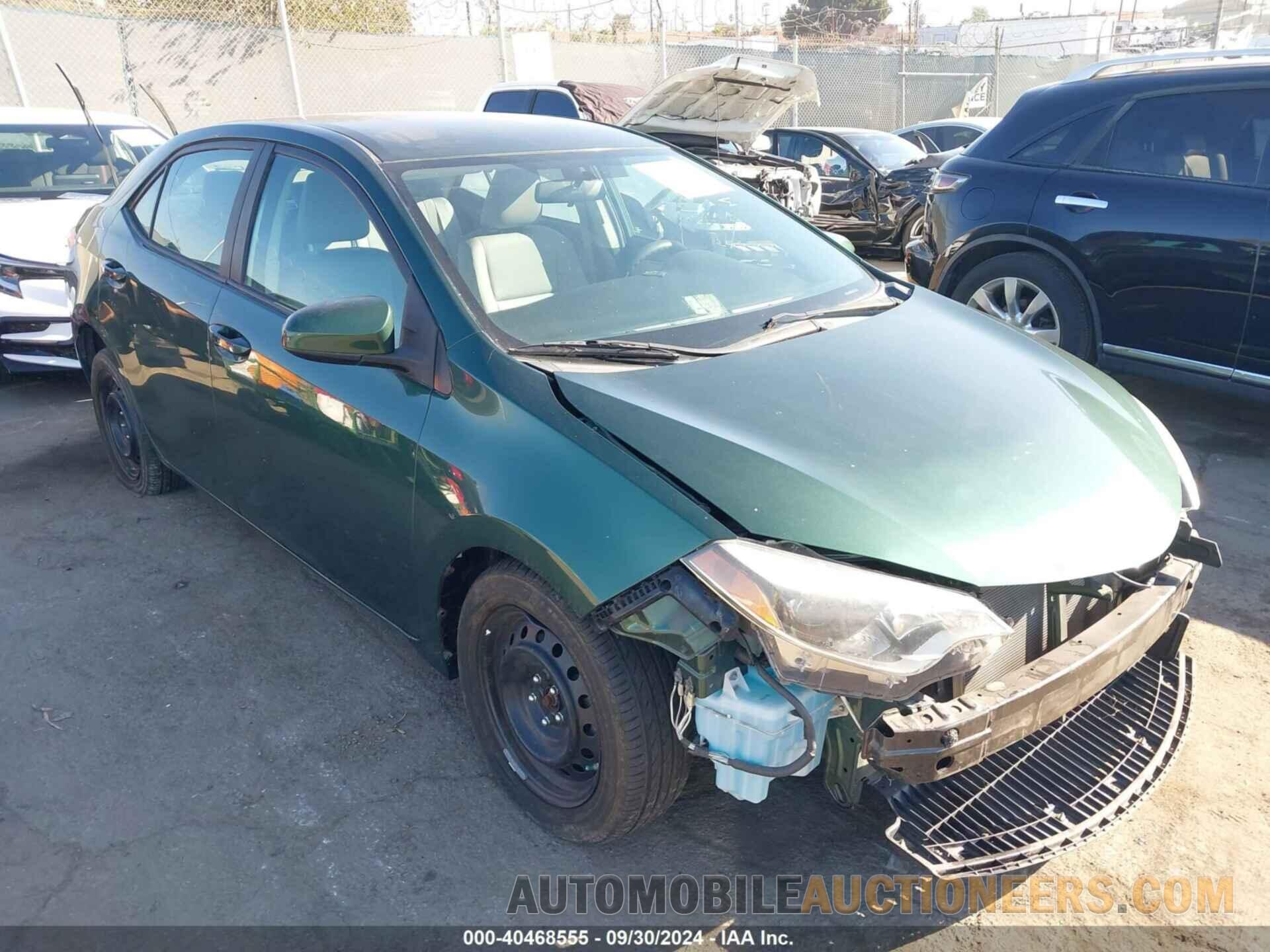 2T1BURHE2GC559597 TOYOTA COROLLA 2016