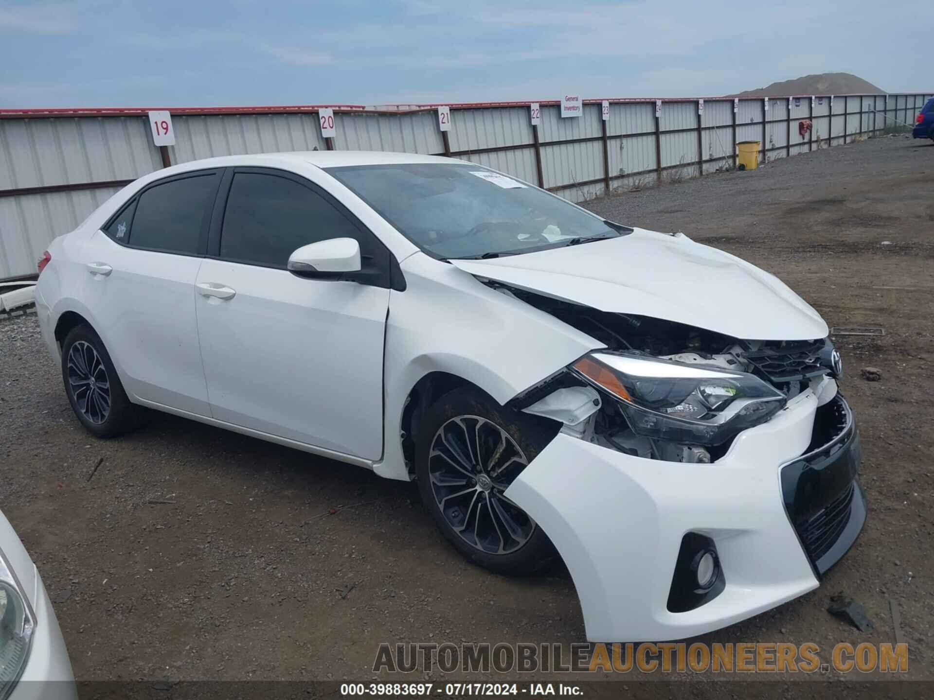 2T1BURHE2GC565724 TOYOTA COROLLA 2016