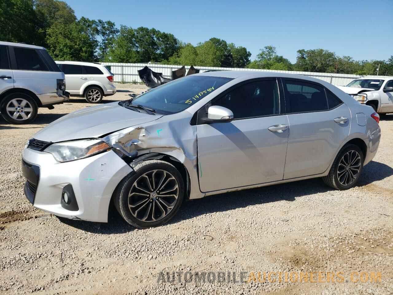 2T1BURHE2GC588405 TOYOTA COROLLA 2016