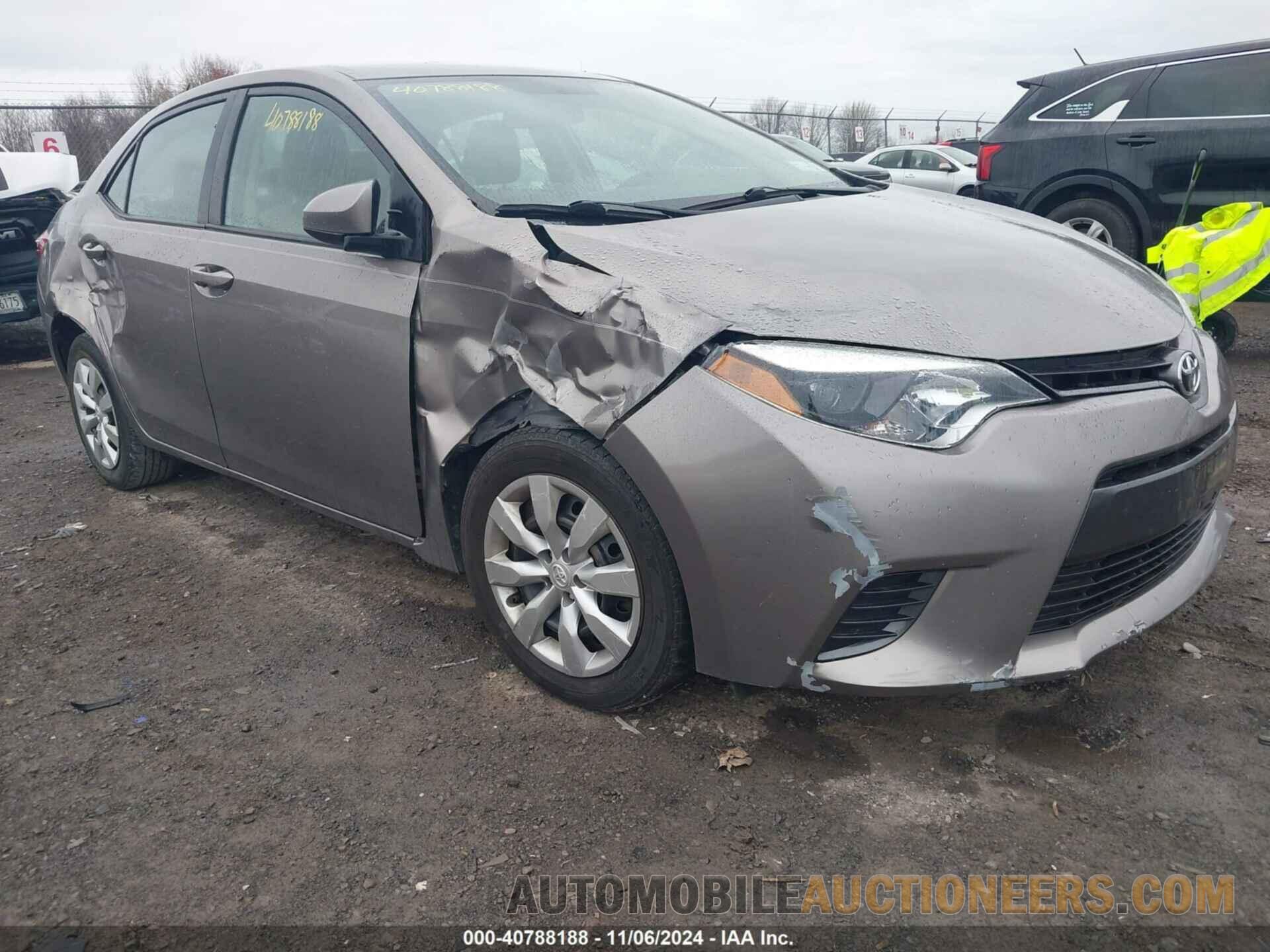 2T1BURHE2GC606885 TOYOTA COROLLA 2016