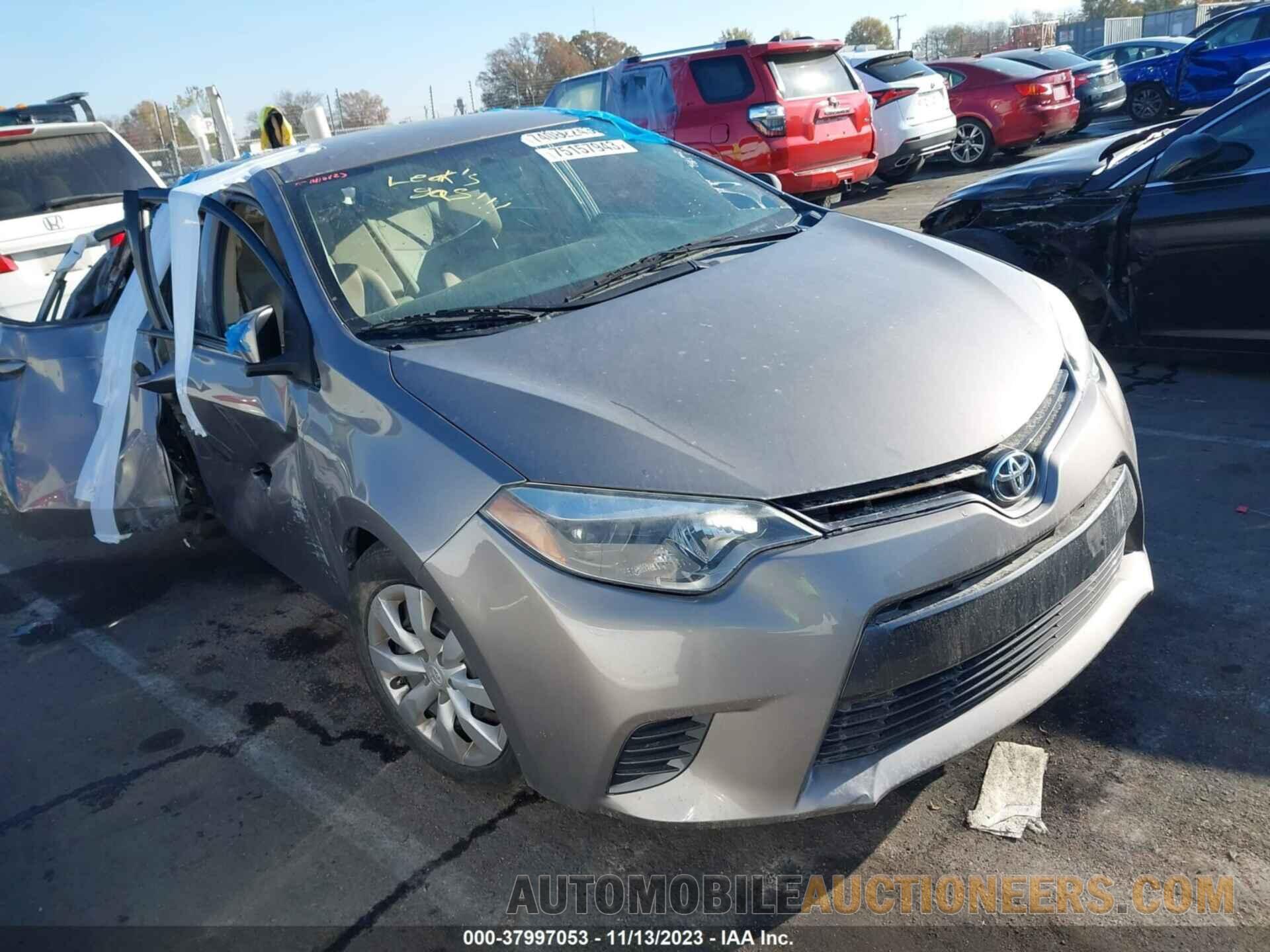 2T1BURHE2GC744040 TOYOTA COROLLA 2016