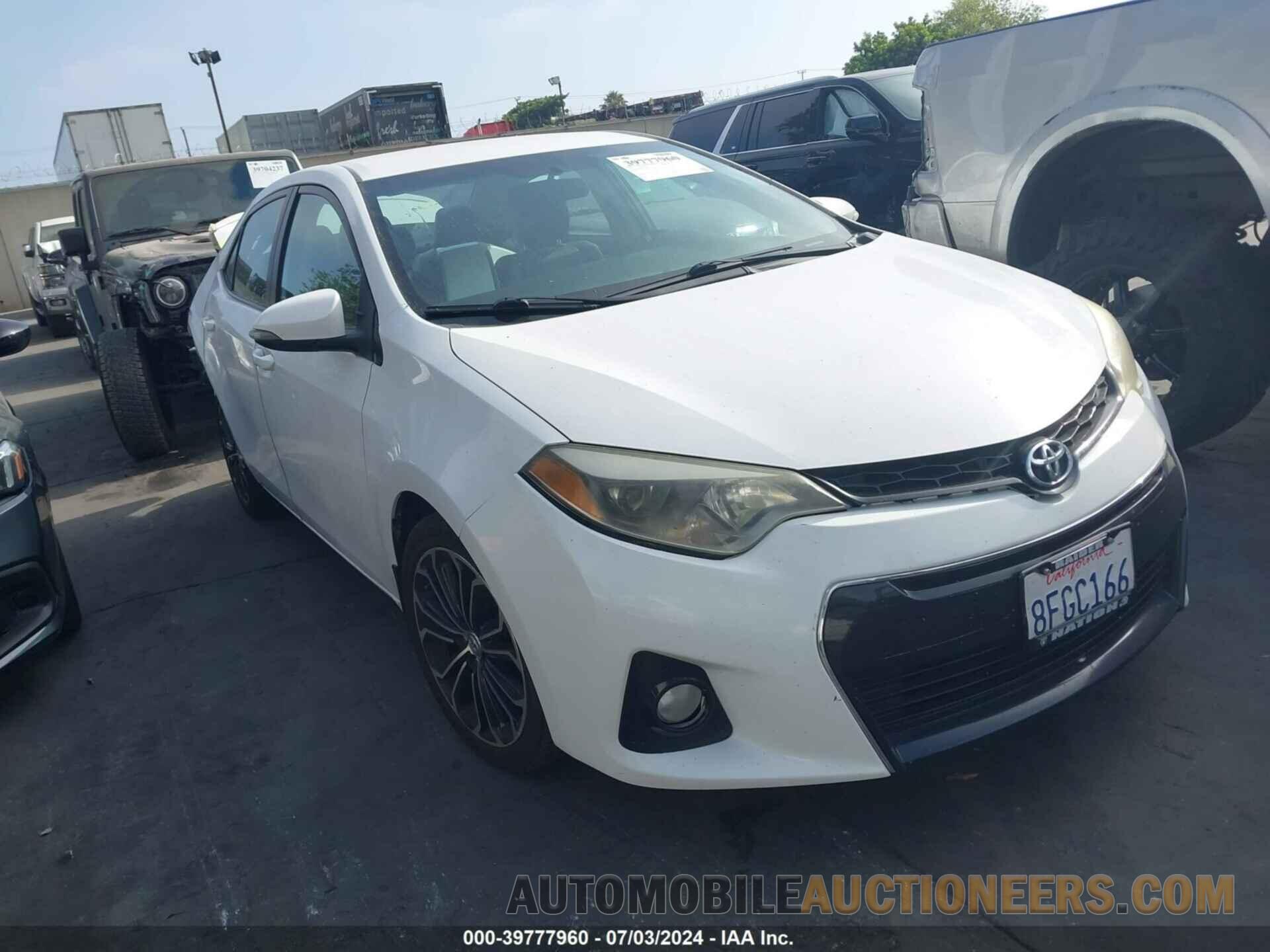 2T1BURHE3FC234052 TOYOTA COROLLA 2015