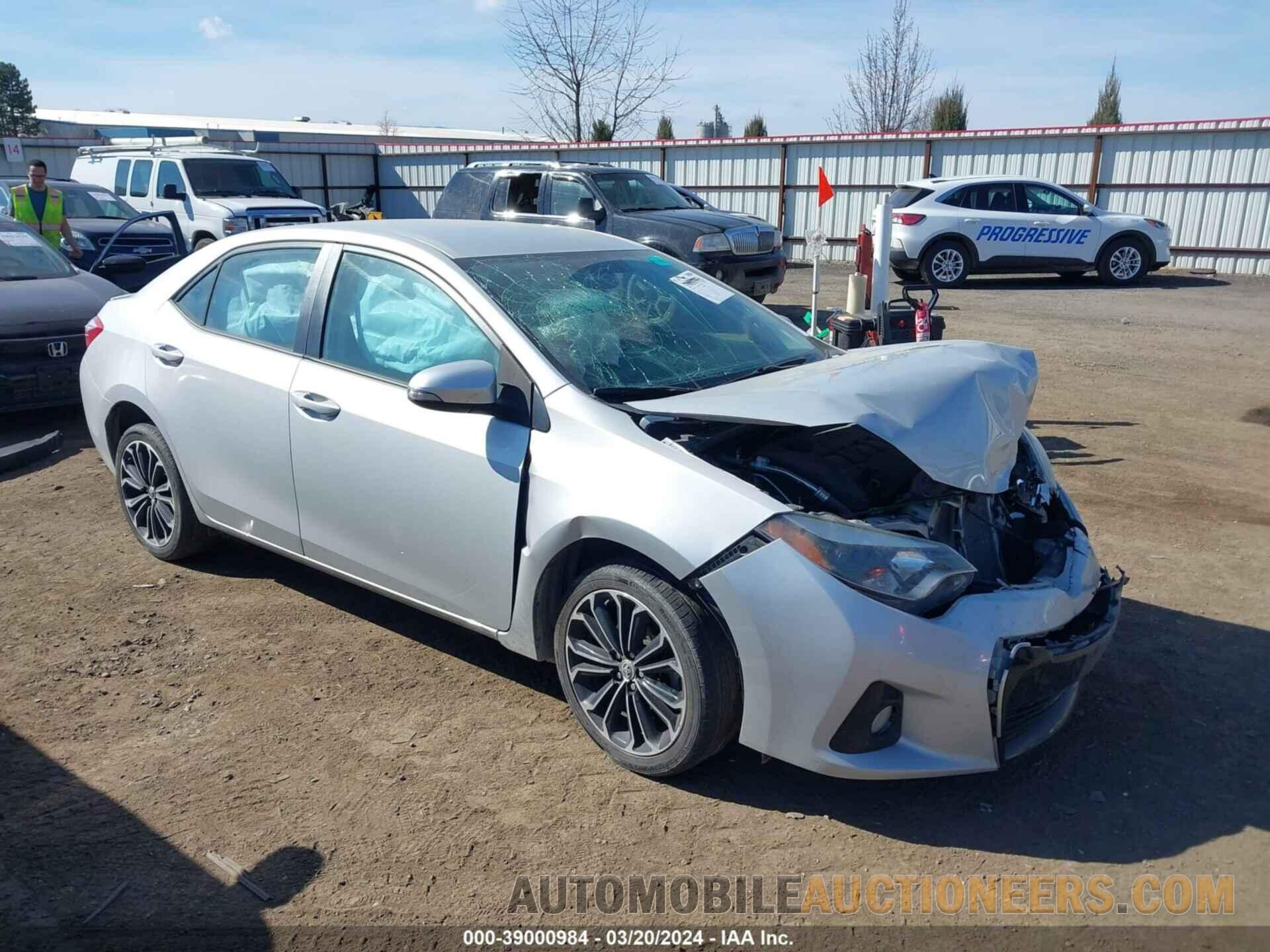 2T1BURHE3FC418360 TOYOTA COROLLA 2015