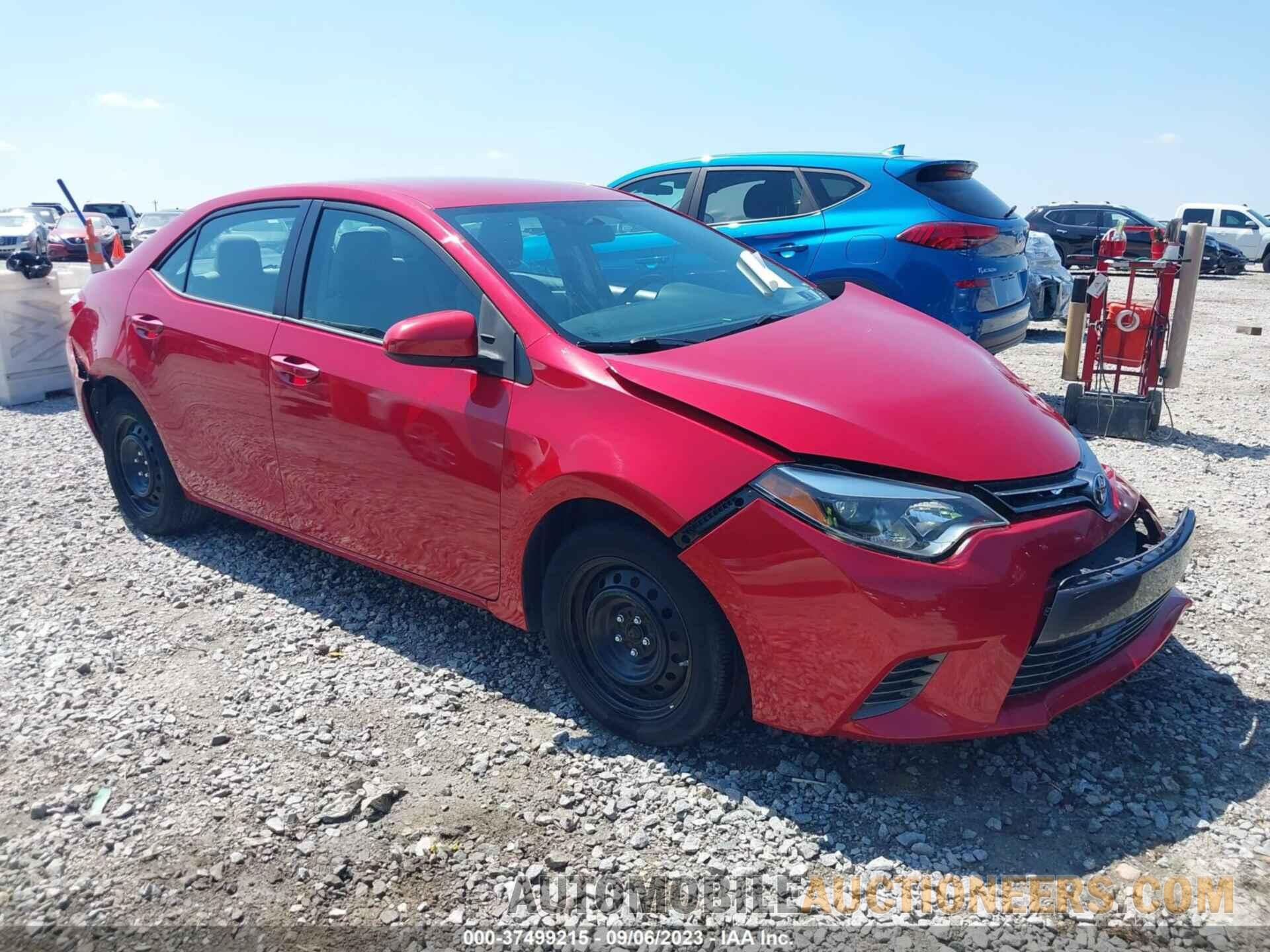 2T1BURHE3GC664729 TOYOTA COROLLA 2016