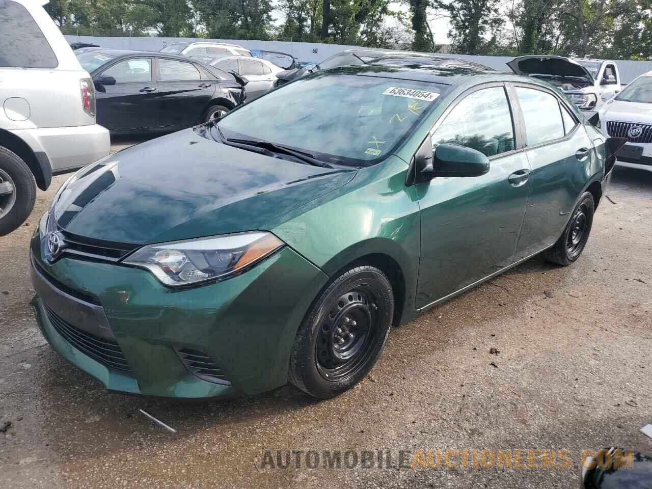 2T1BURHE3GC674984 TOYOTA COROLLA 2016