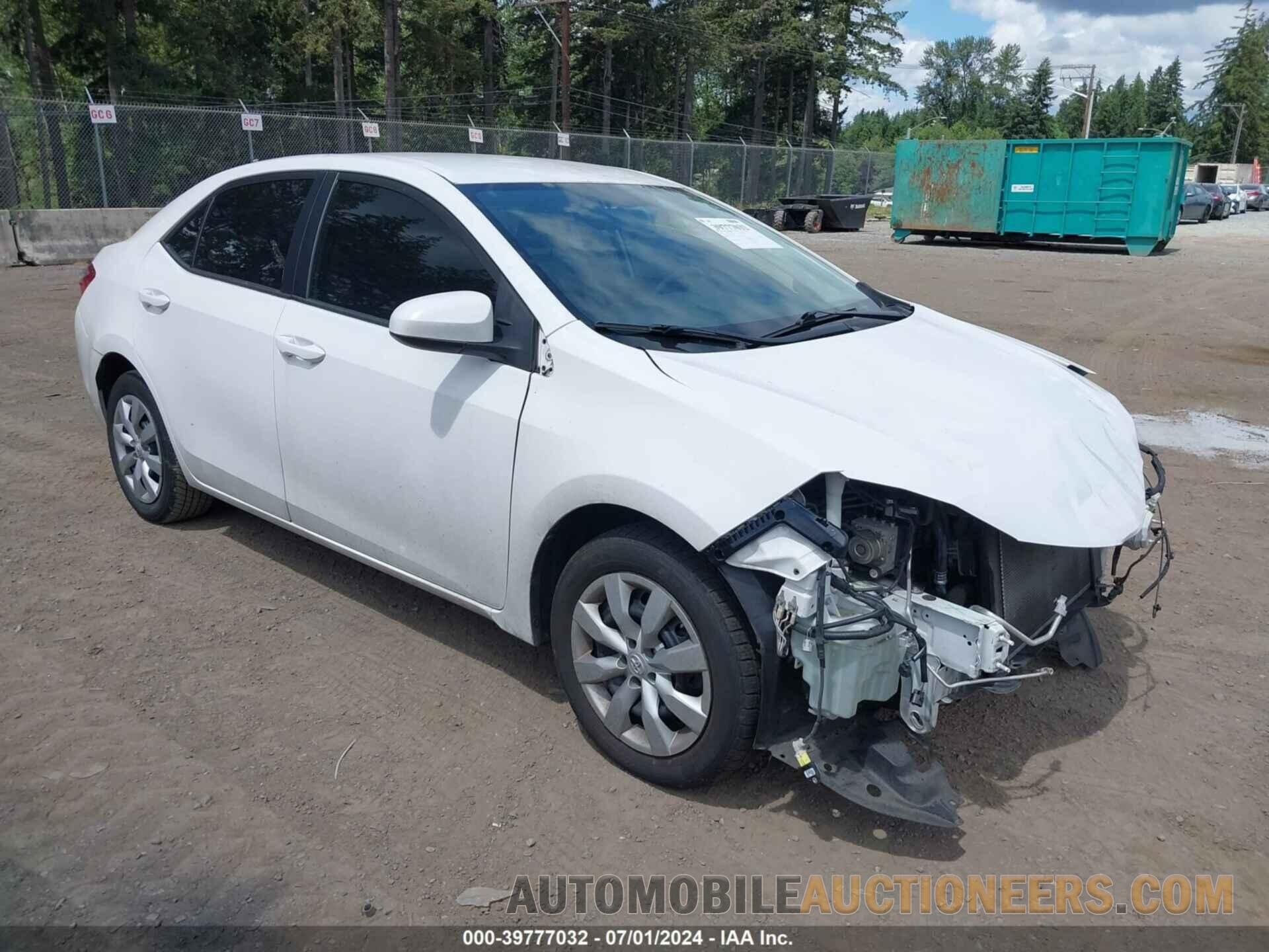 2T1BURHE3GC691087 TOYOTA COROLLA 2016