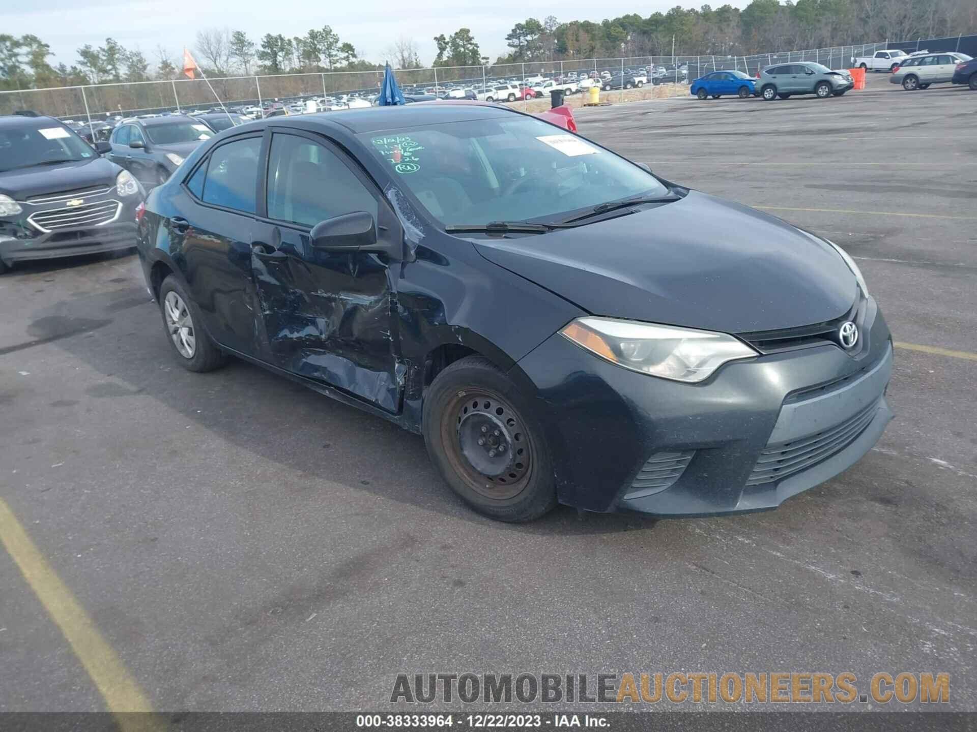 2T1BURHE4FC231645 TOYOTA COROLLA 2015