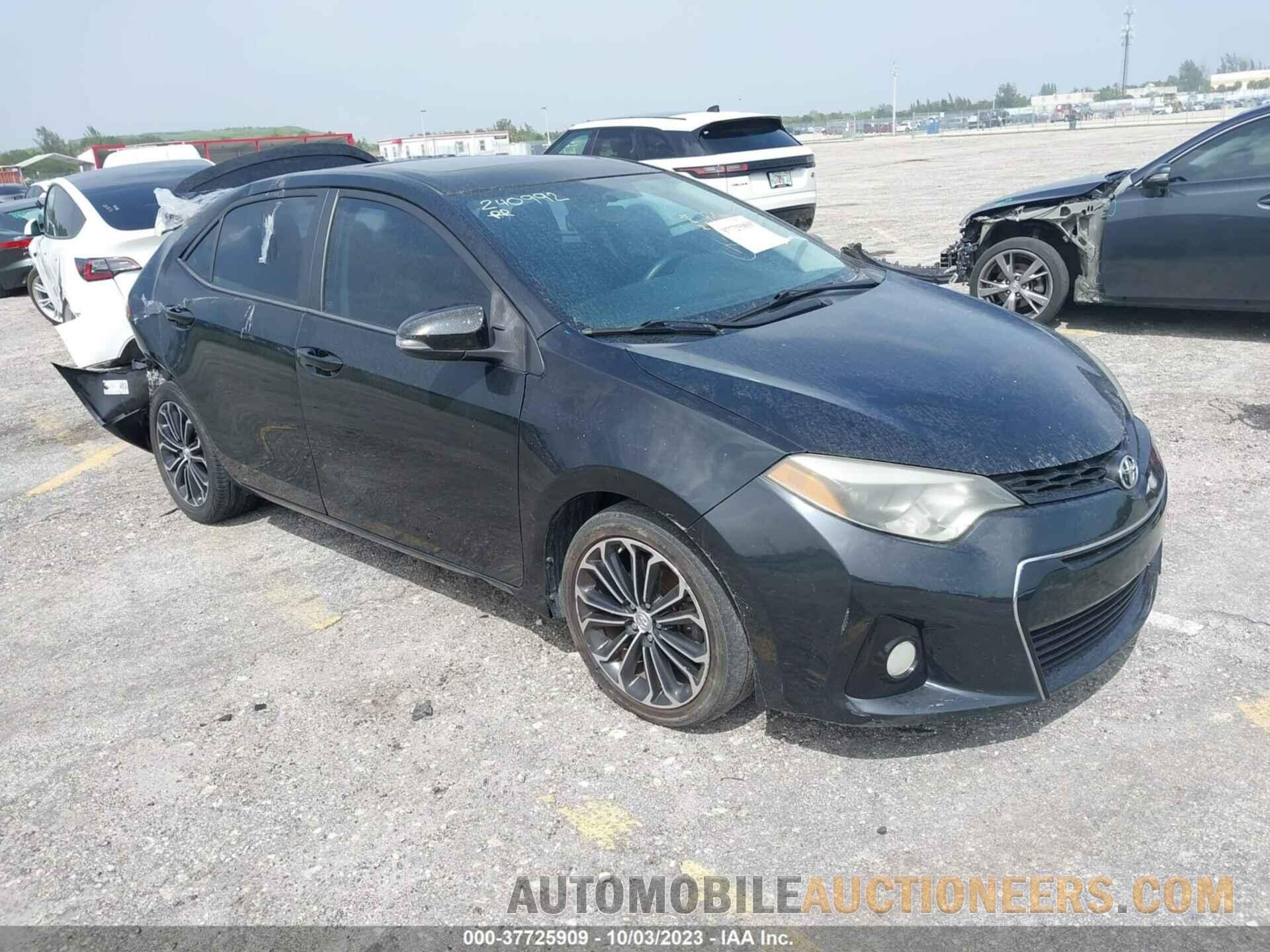 2T1BURHE4FC240992 TOYOTA COROLLA 2015