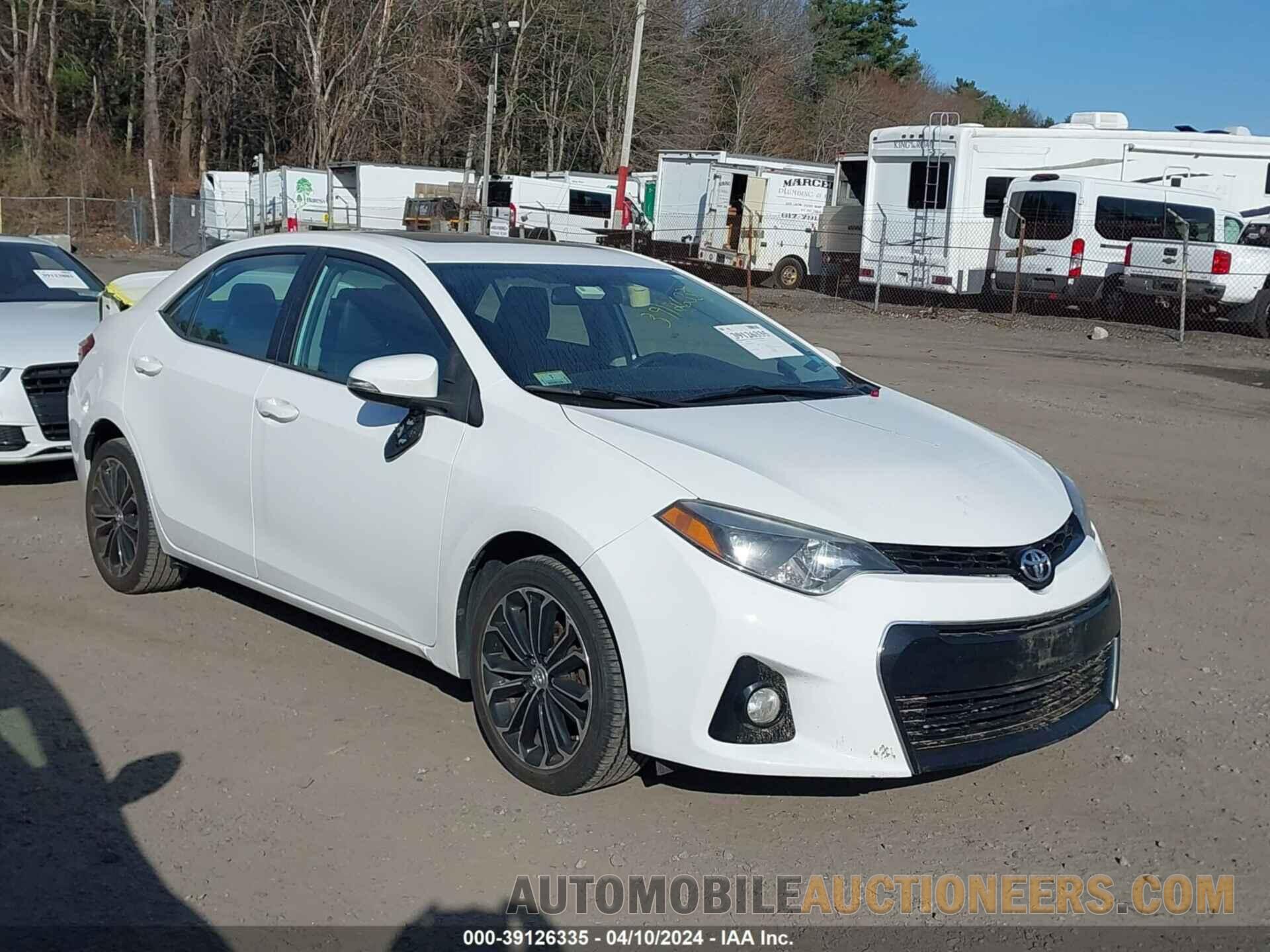 2T1BURHE4FC261373 TOYOTA COROLLA 2015