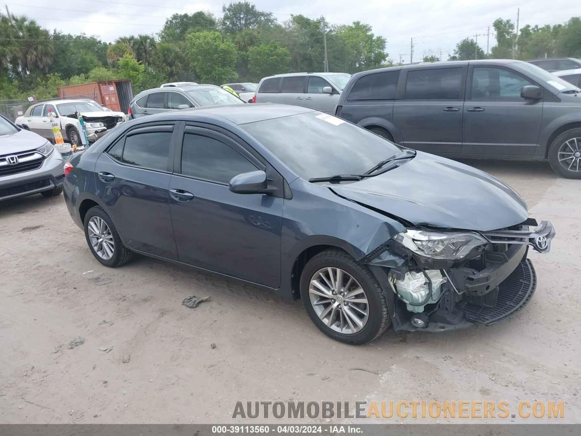 2T1BURHE4FC286564 TOYOTA COROLLA 2015