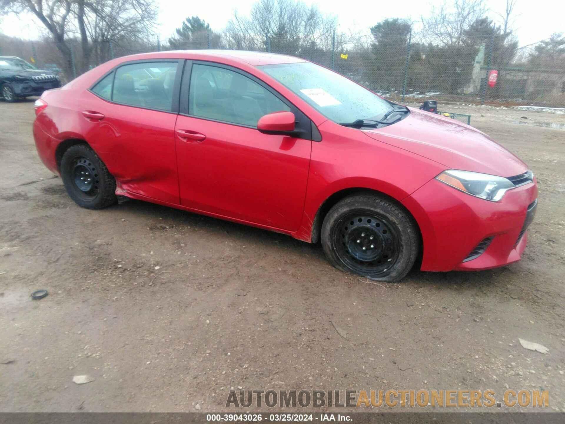 2T1BURHE4FC309955 TOYOTA COROLLA 2015