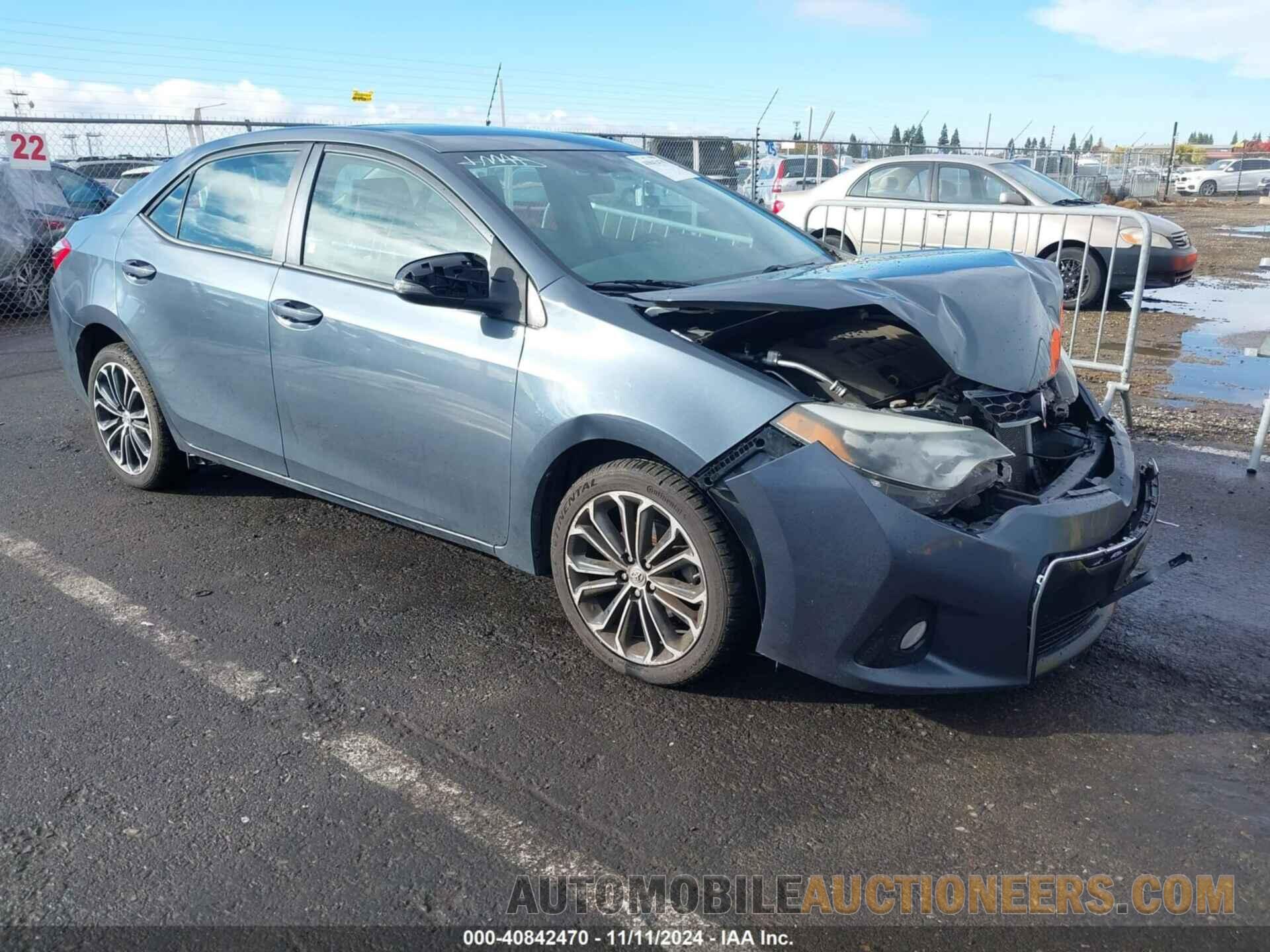 2T1BURHE4FC323306 TOYOTA COROLLA 2015