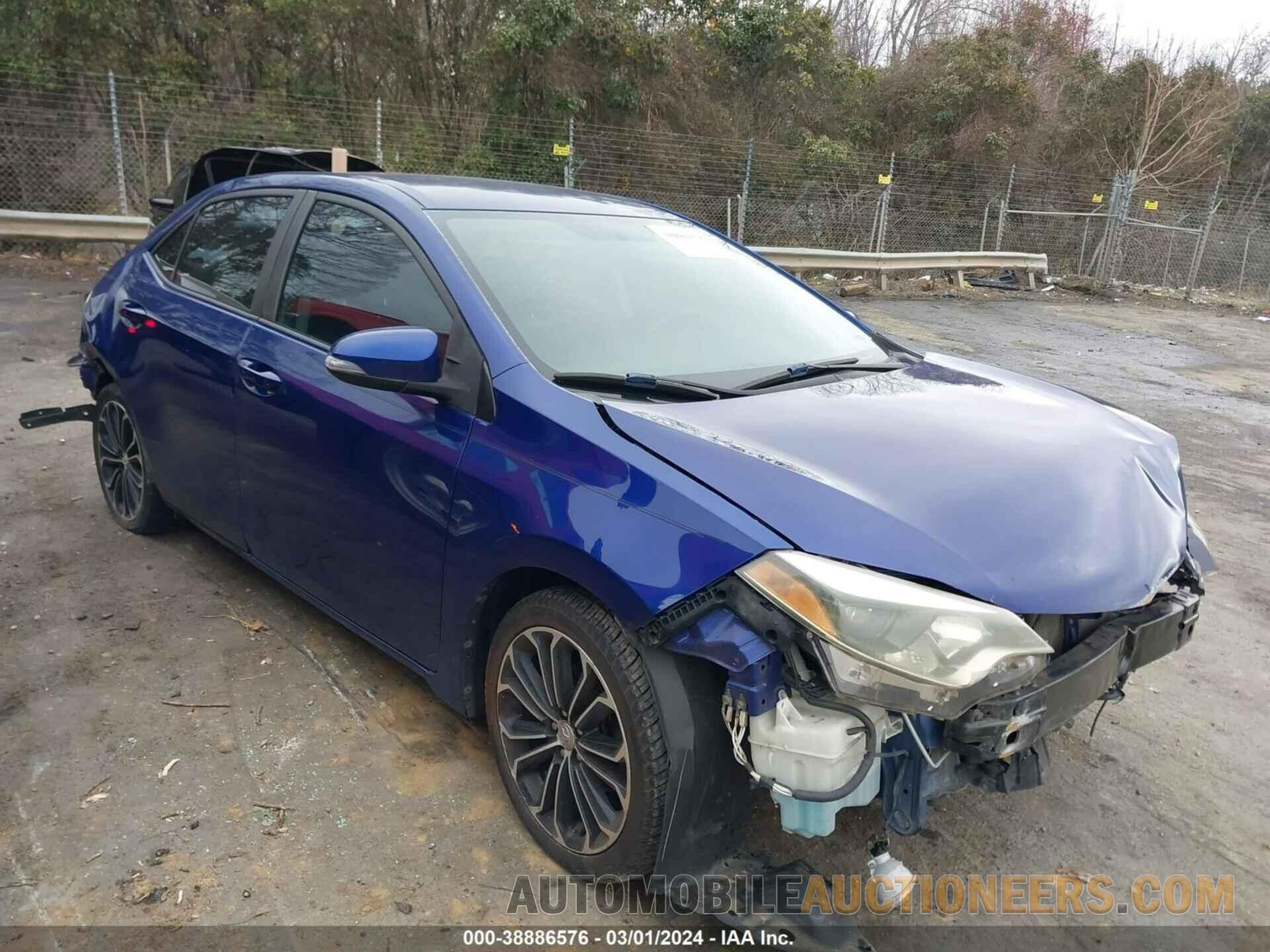 2T1BURHE4FC359951 TOYOTA COROLLA 2015