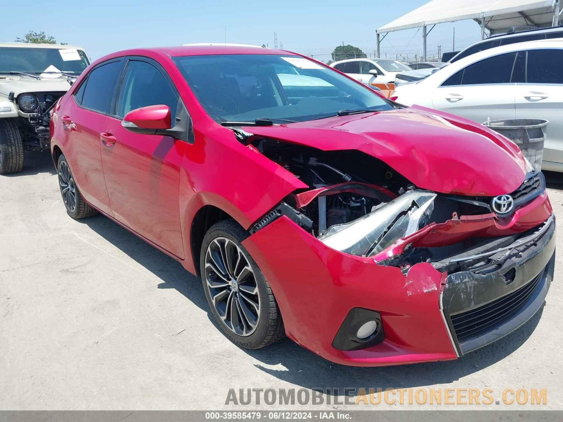 2T1BURHE4FC391413 TOYOTA COROLLA 2015