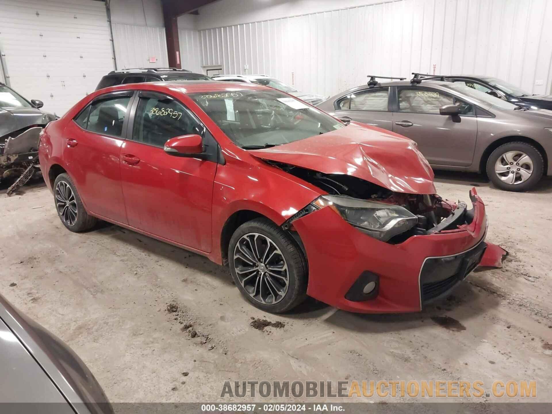 2T1BURHE4GC481484 TOYOTA COROLLA 2016