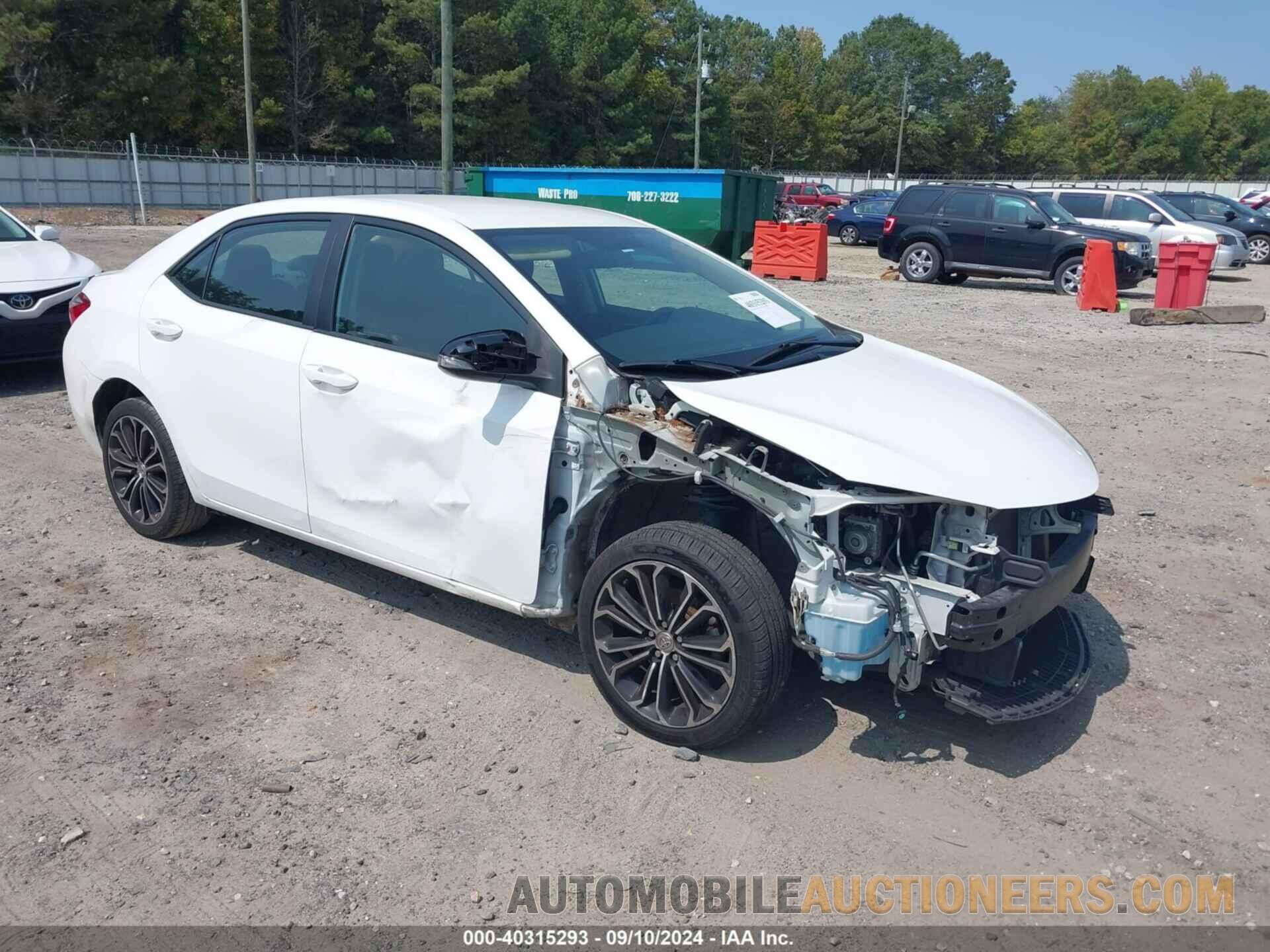 2T1BURHE4GC567443 TOYOTA COROLLA 2016