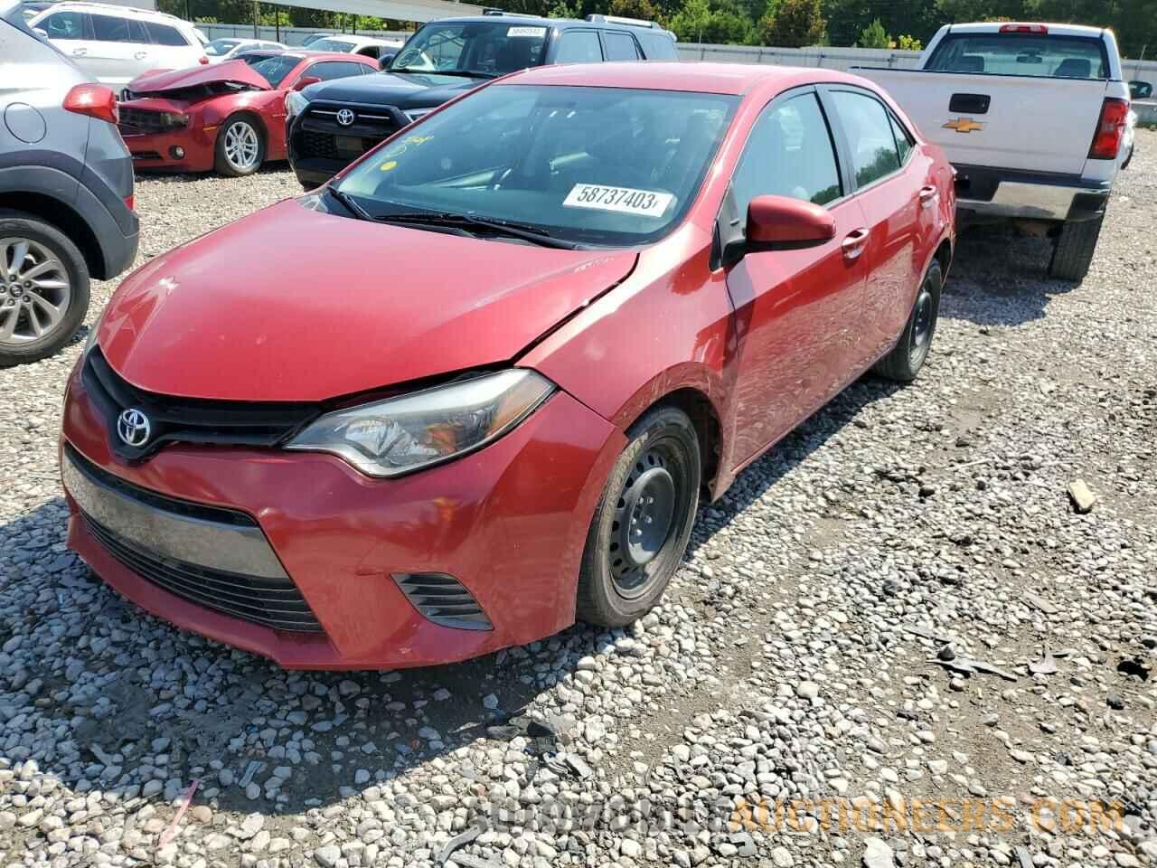 2T1BURHE4GC587174 TOYOTA COROLLA 2016