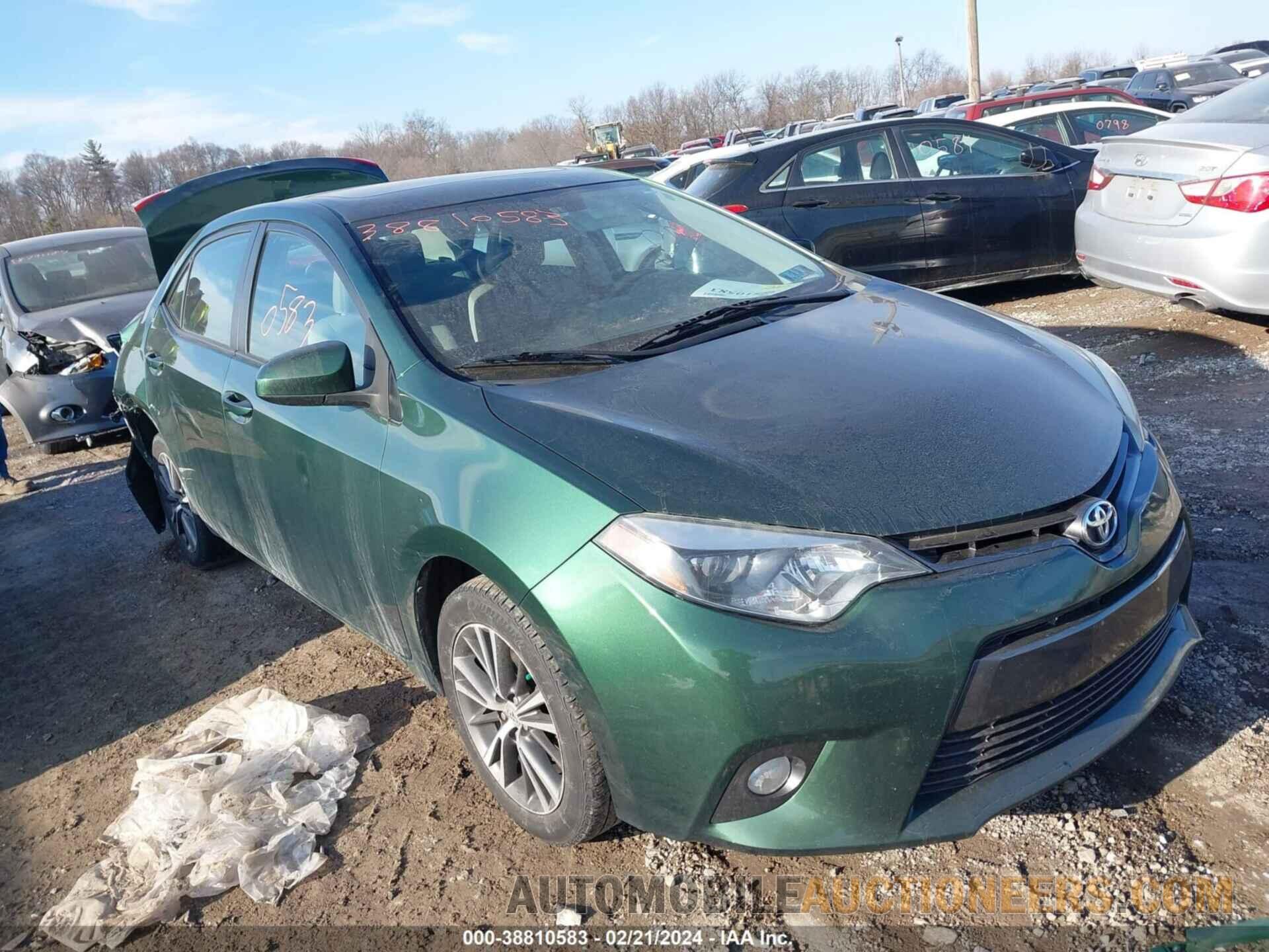 2T1BURHE4GC639158 TOYOTA COROLLA 2016