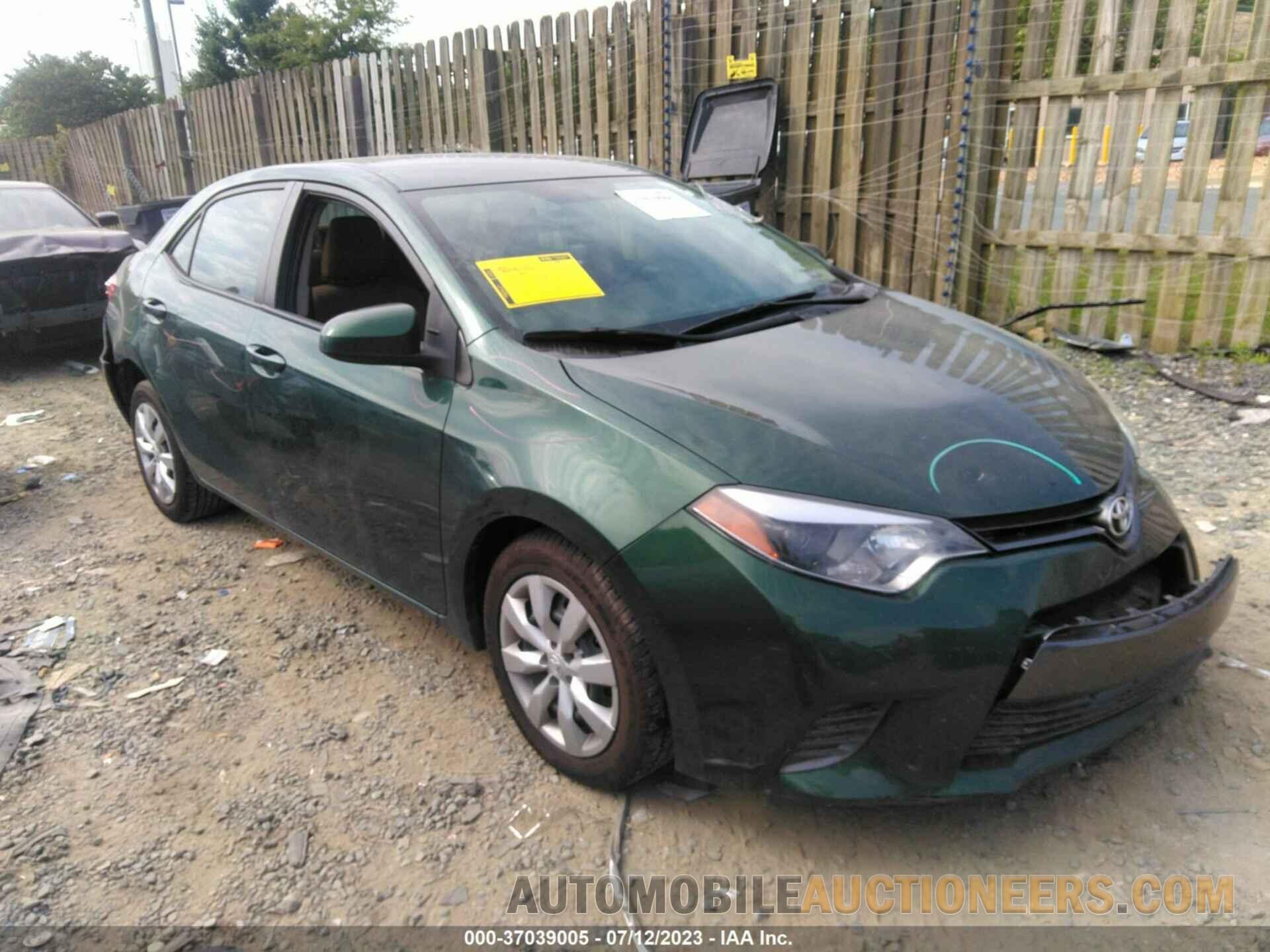 2T1BURHE4GC642965 TOYOTA COROLLA 2016