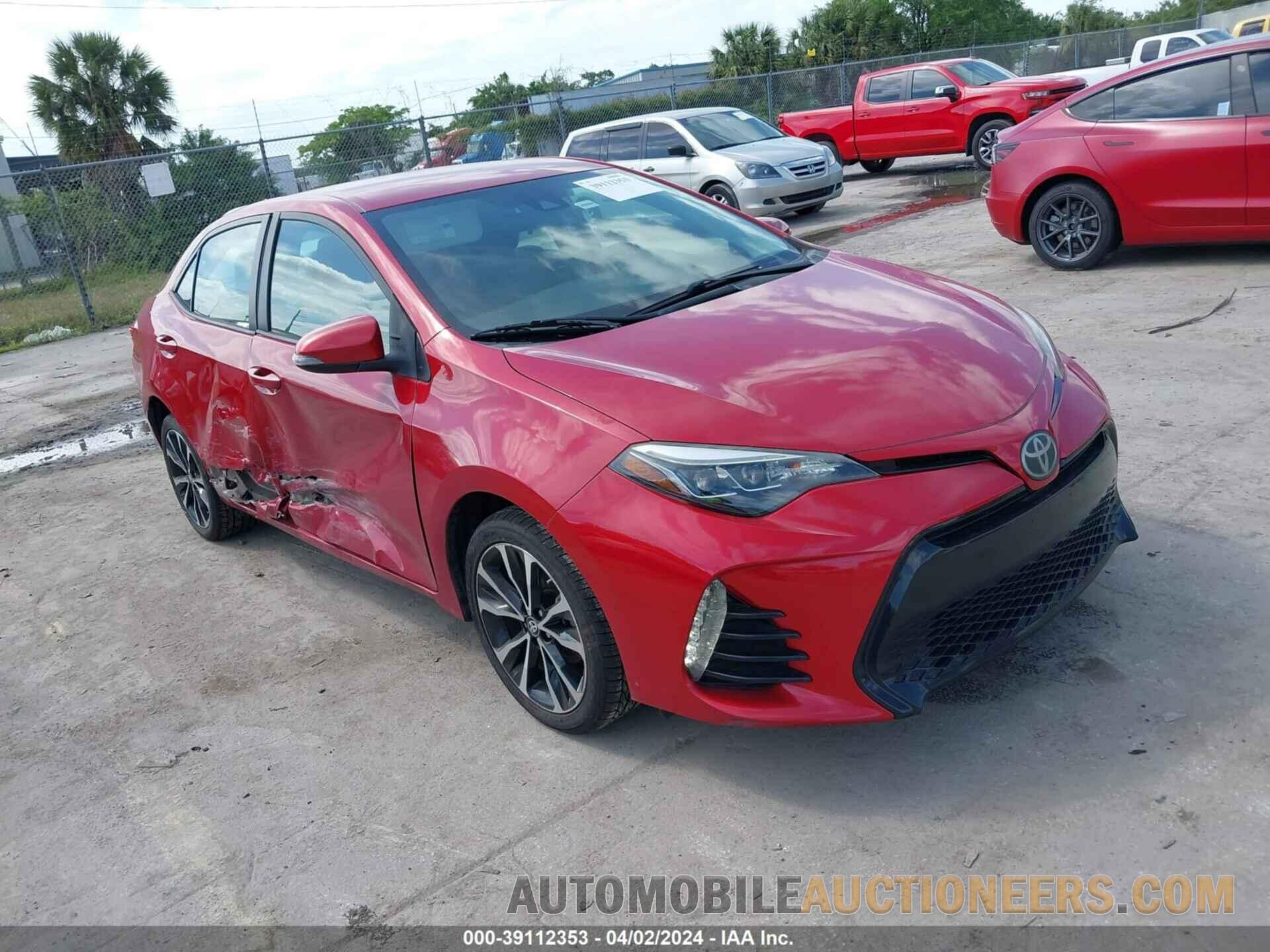 2T1BURHE4HC832105 TOYOTA COROLLA 2017