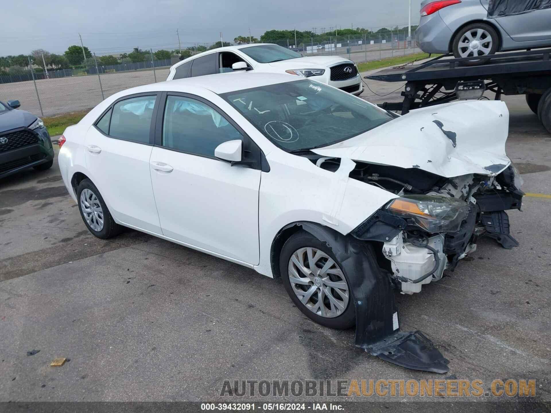 2T1BURHE4JC037187 TOYOTA COROLLA 2018