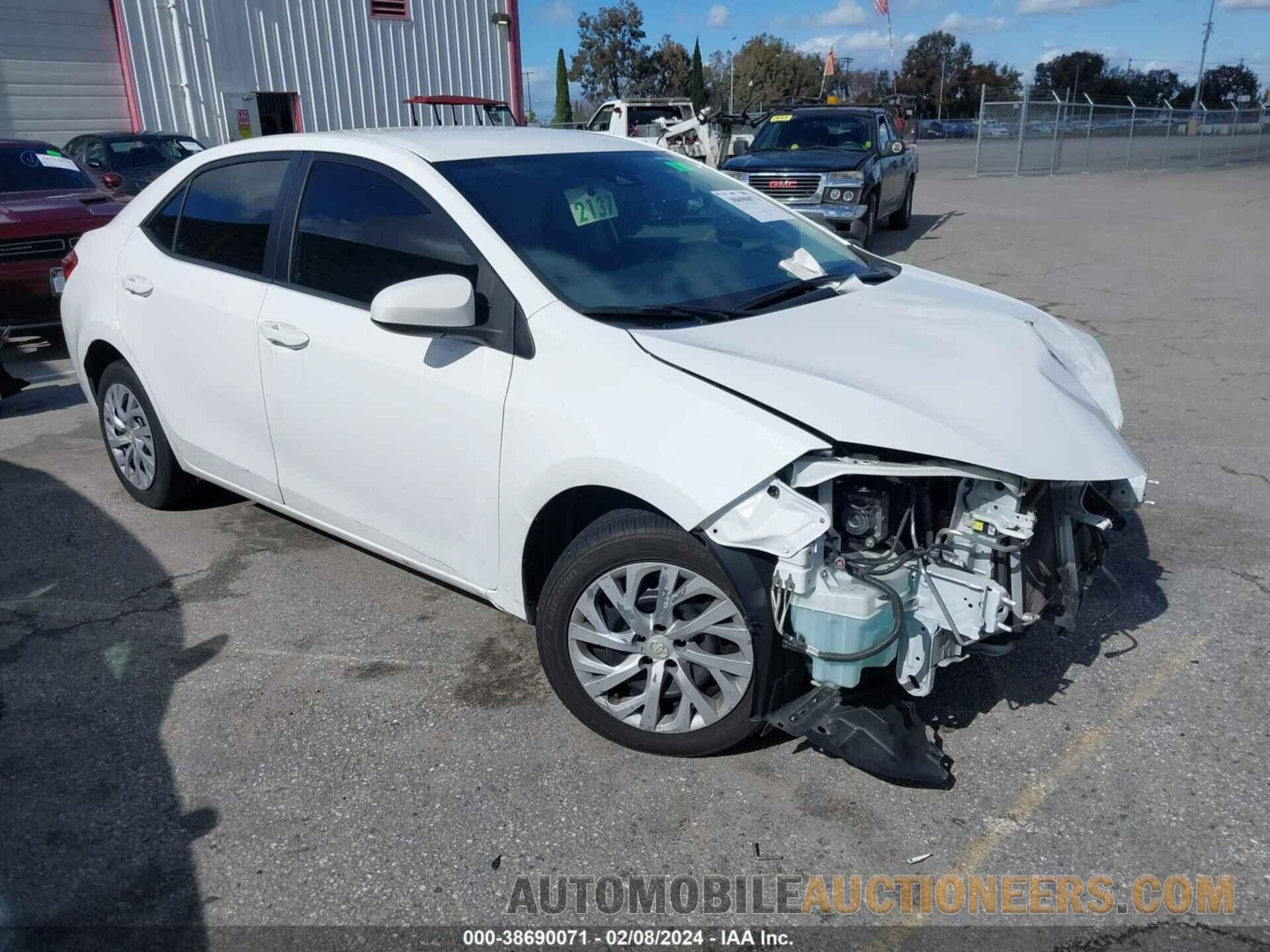 2T1BURHE4KC169805 TOYOTA COROLLA 2019