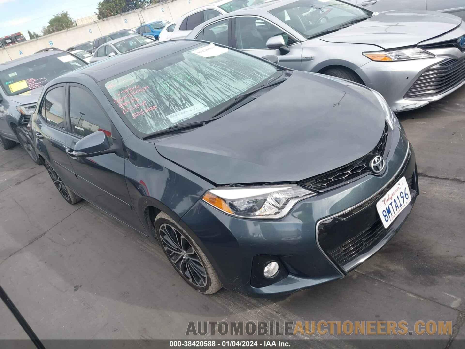 2T1BURHE5FC232254 TOYOTA COROLLA 2015