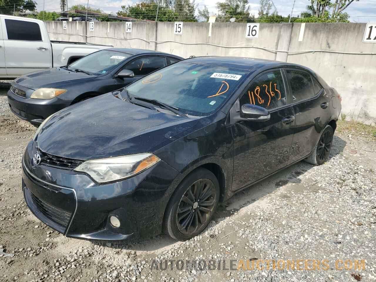 2T1BURHE5FC297072 TOYOTA COROLLA 2015