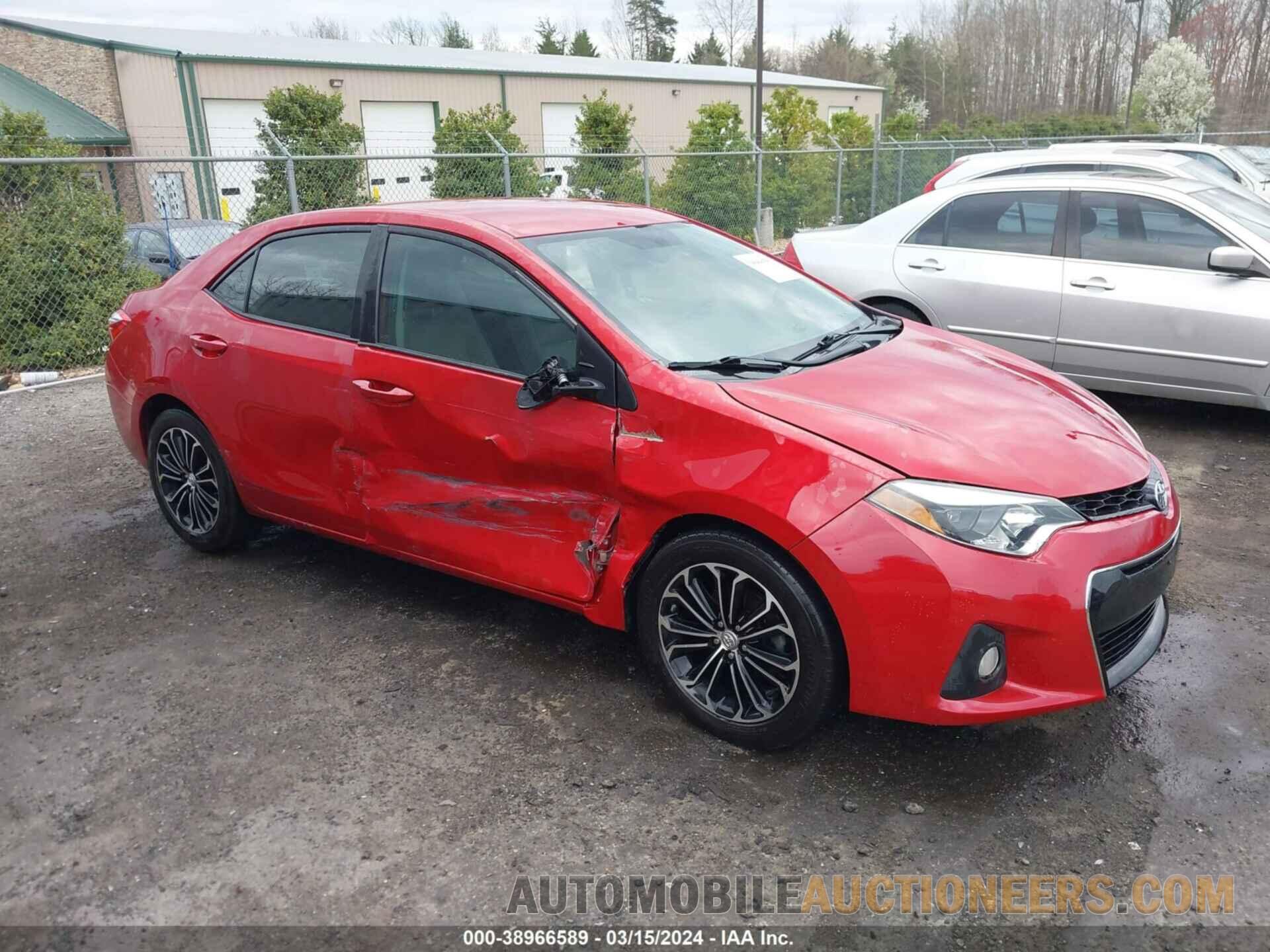 2T1BURHE5FC316722 TOYOTA COROLLA 2015