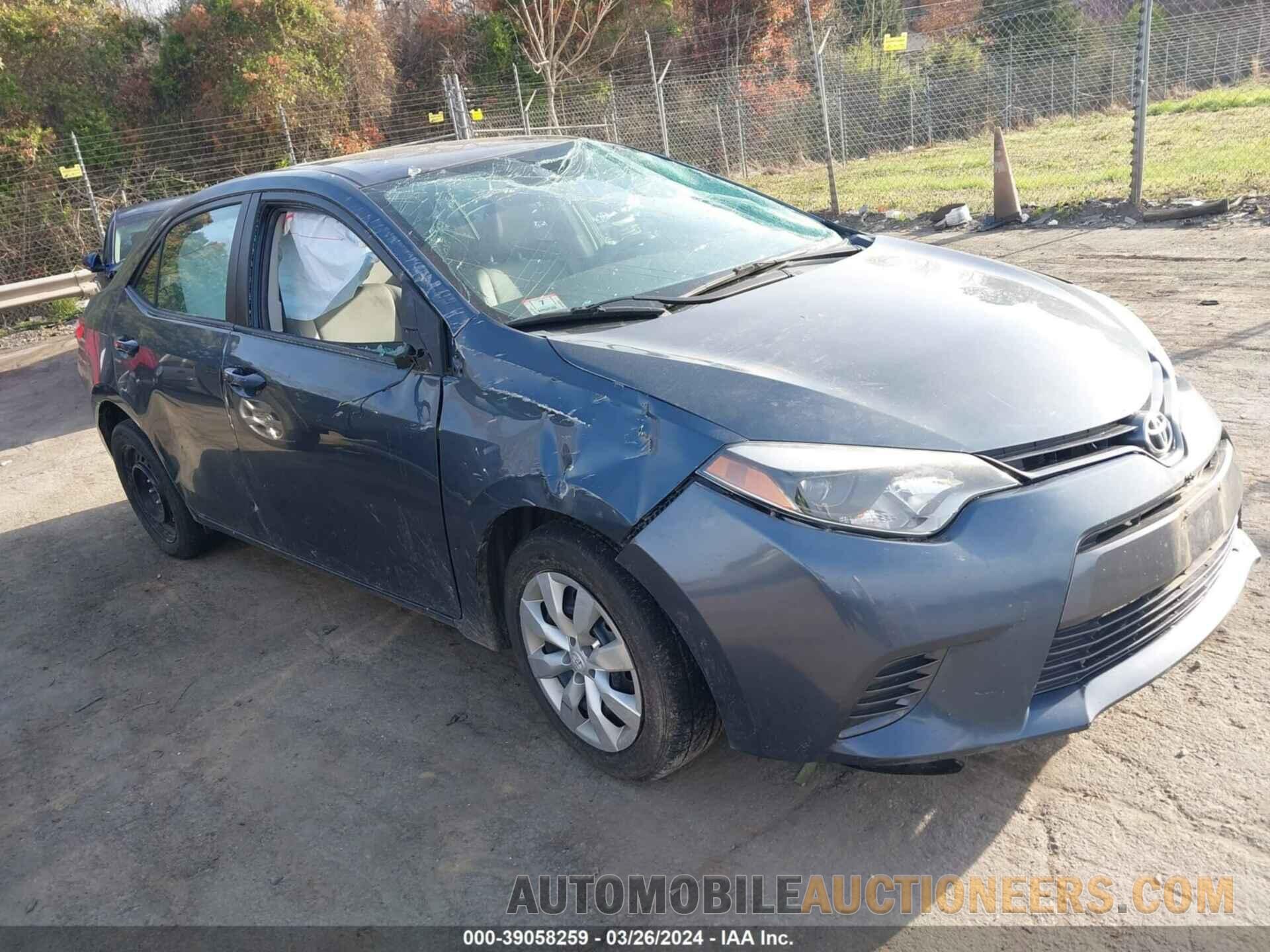 2T1BURHE5FC319457 TOYOTA COROLLA 2015