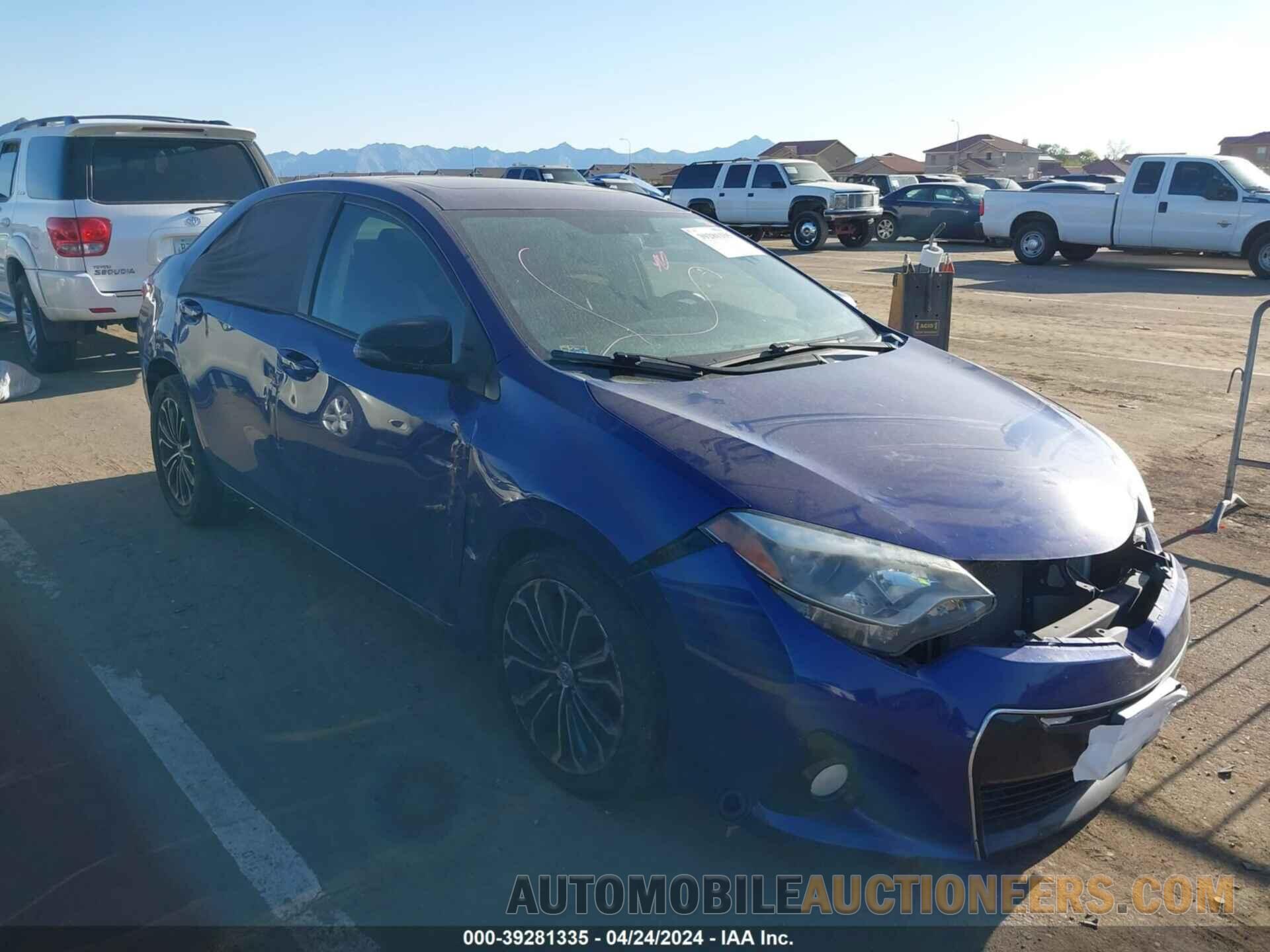 2T1BURHE5FC326831 TOYOTA COROLLA 2015