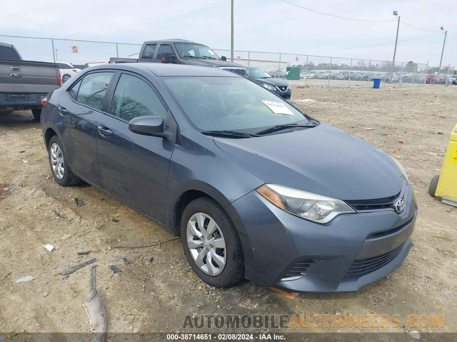 2T1BURHE5FC346626 TOYOTA COROLLA 2015