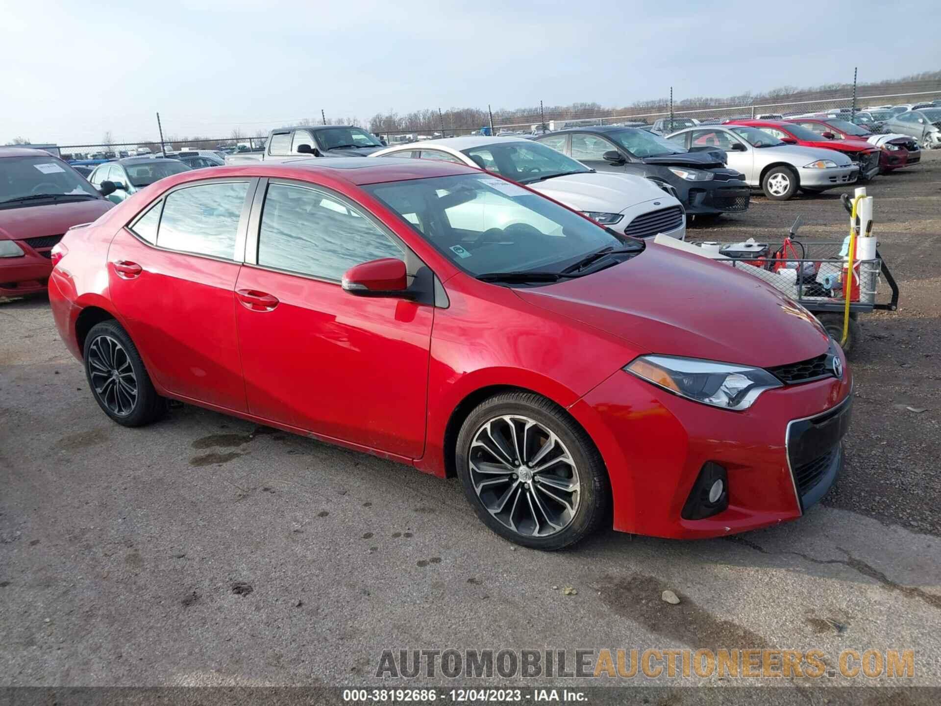 2T1BURHE5FC421289 TOYOTA COROLLA 2015