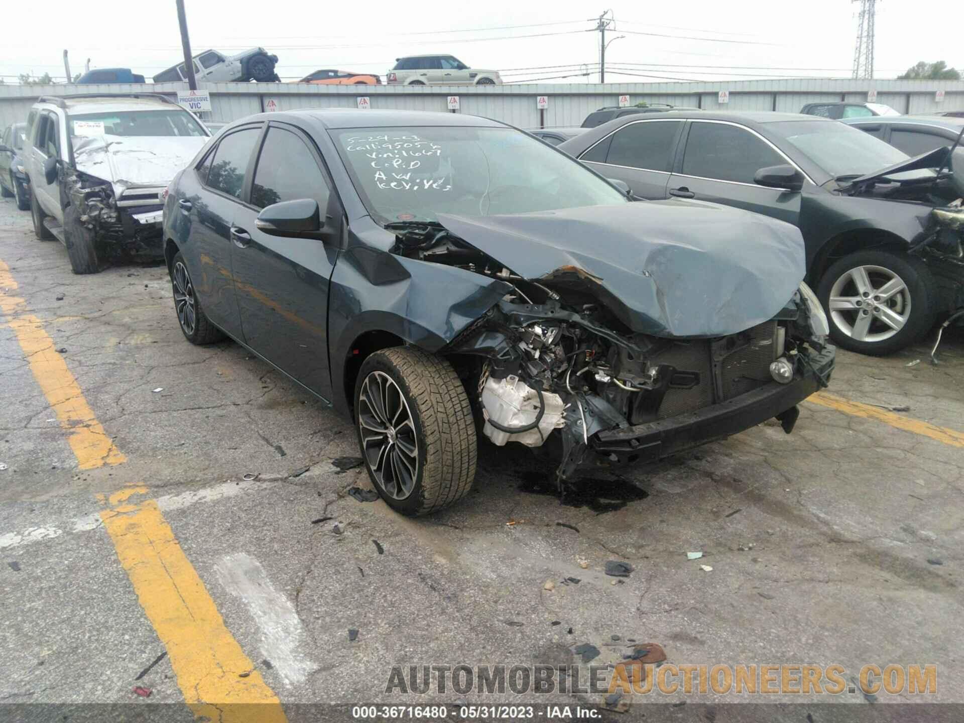 2T1BURHE5GC521667 TOYOTA COROLLA 2016