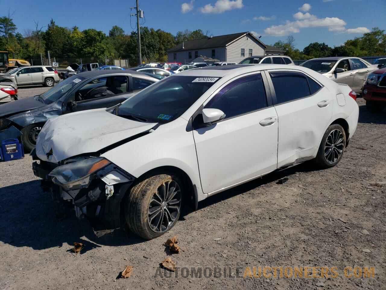 2T1BURHE5GC583327 TOYOTA COROLLA 2016