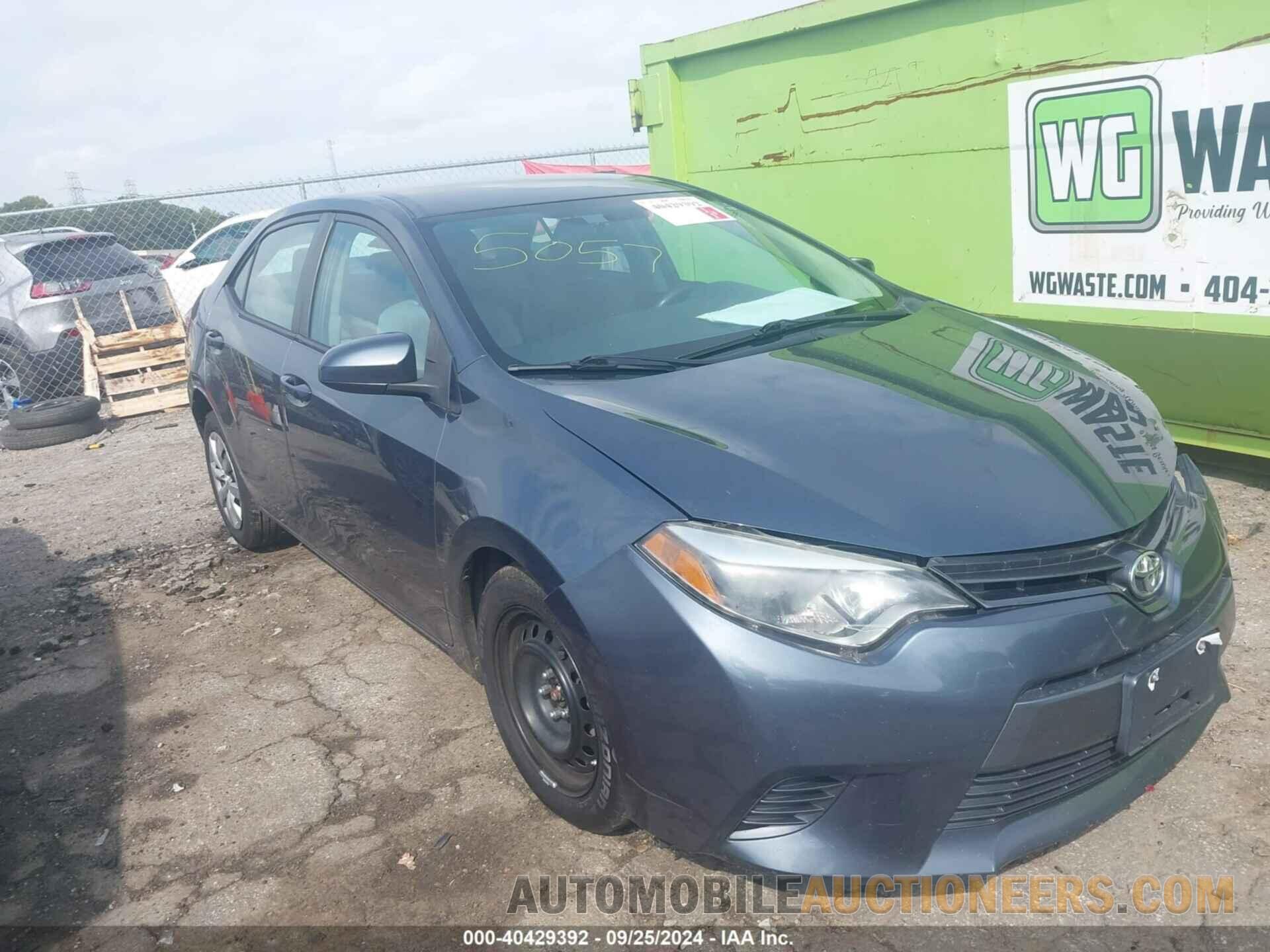 2T1BURHE5GC625057 TOYOTA COROLLA 2016