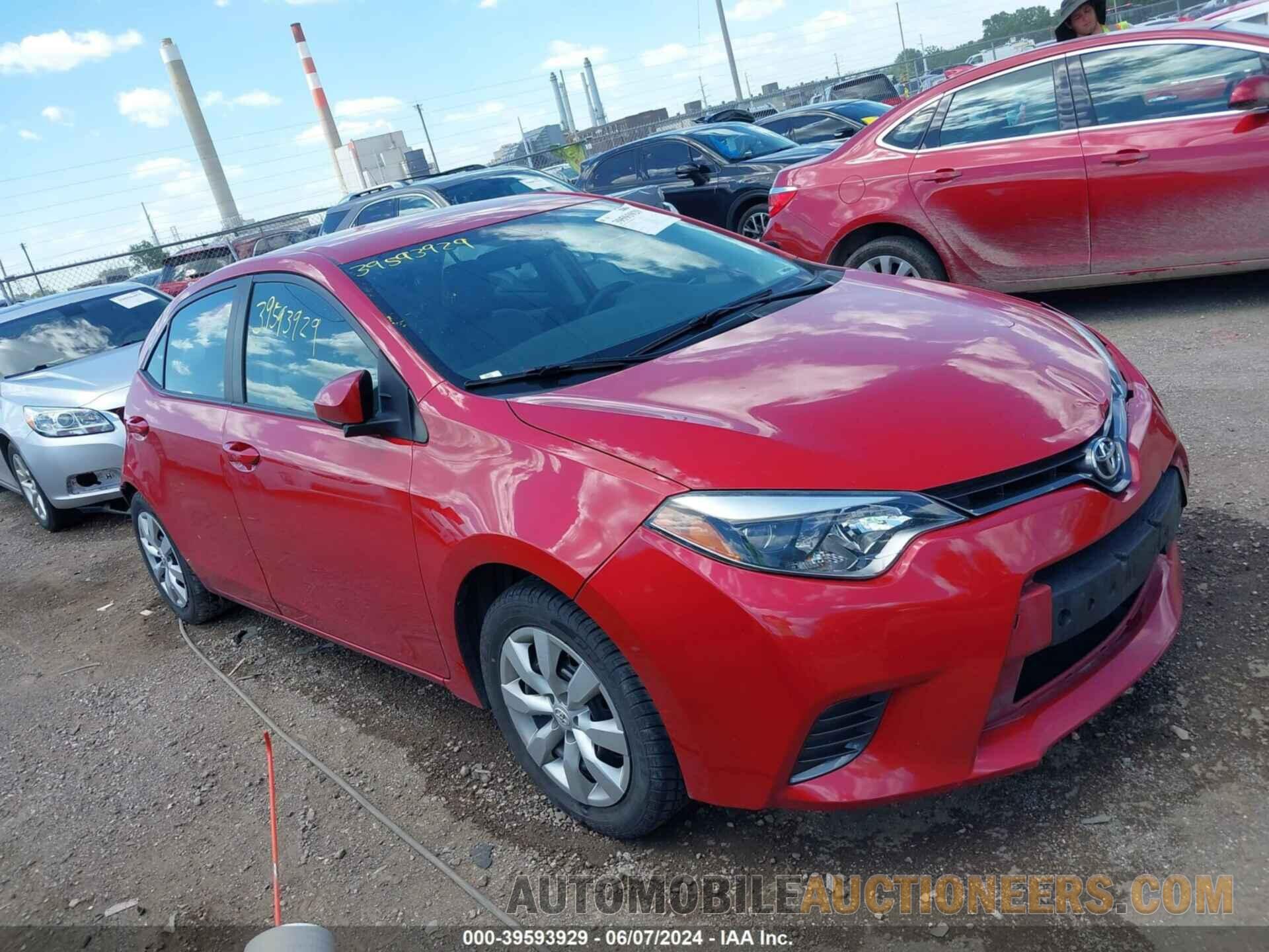 2T1BURHE5GC670421 TOYOTA COROLLA 2016