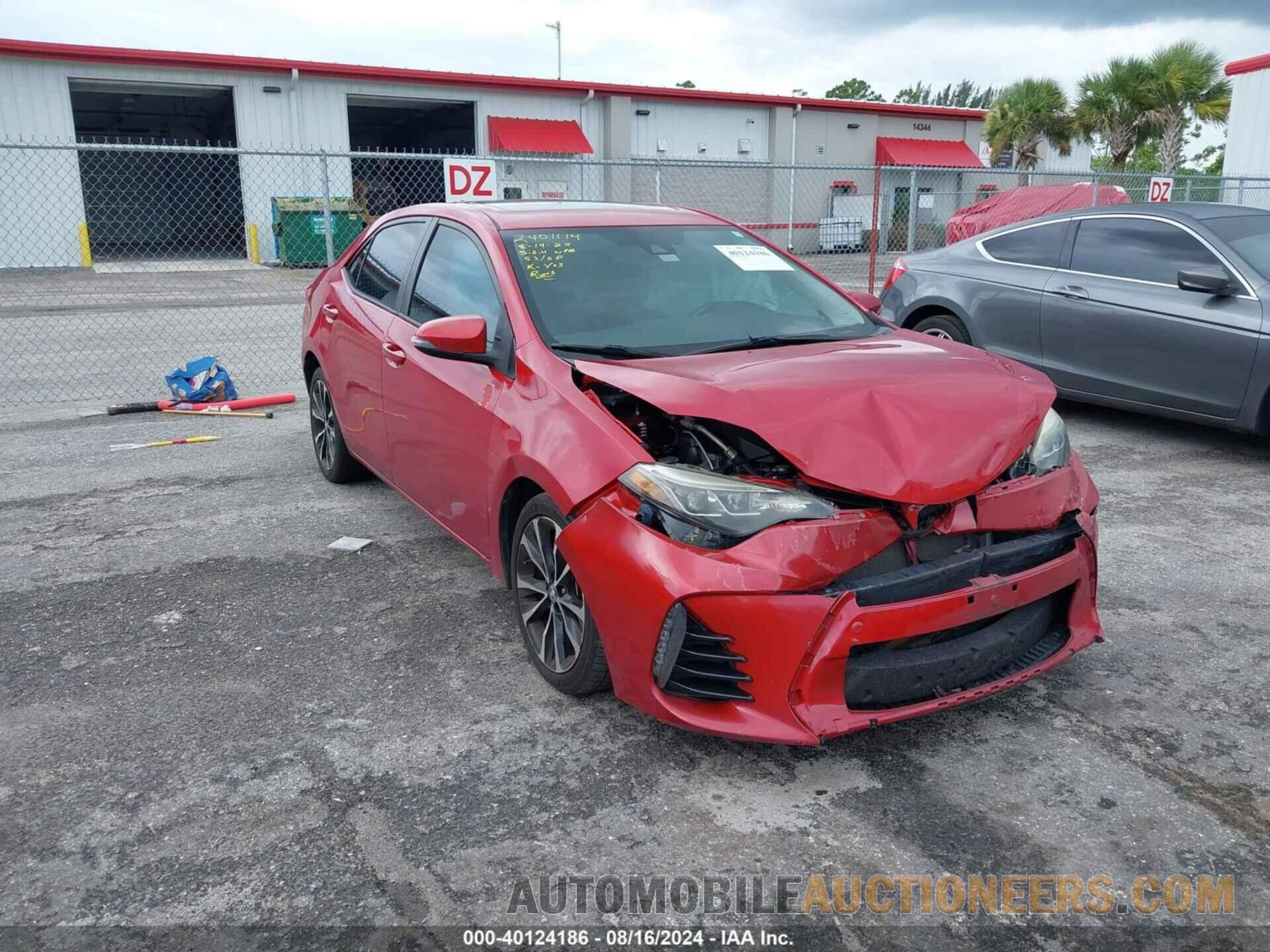 2T1BURHE5HC760539 TOYOTA COROLLA 2017