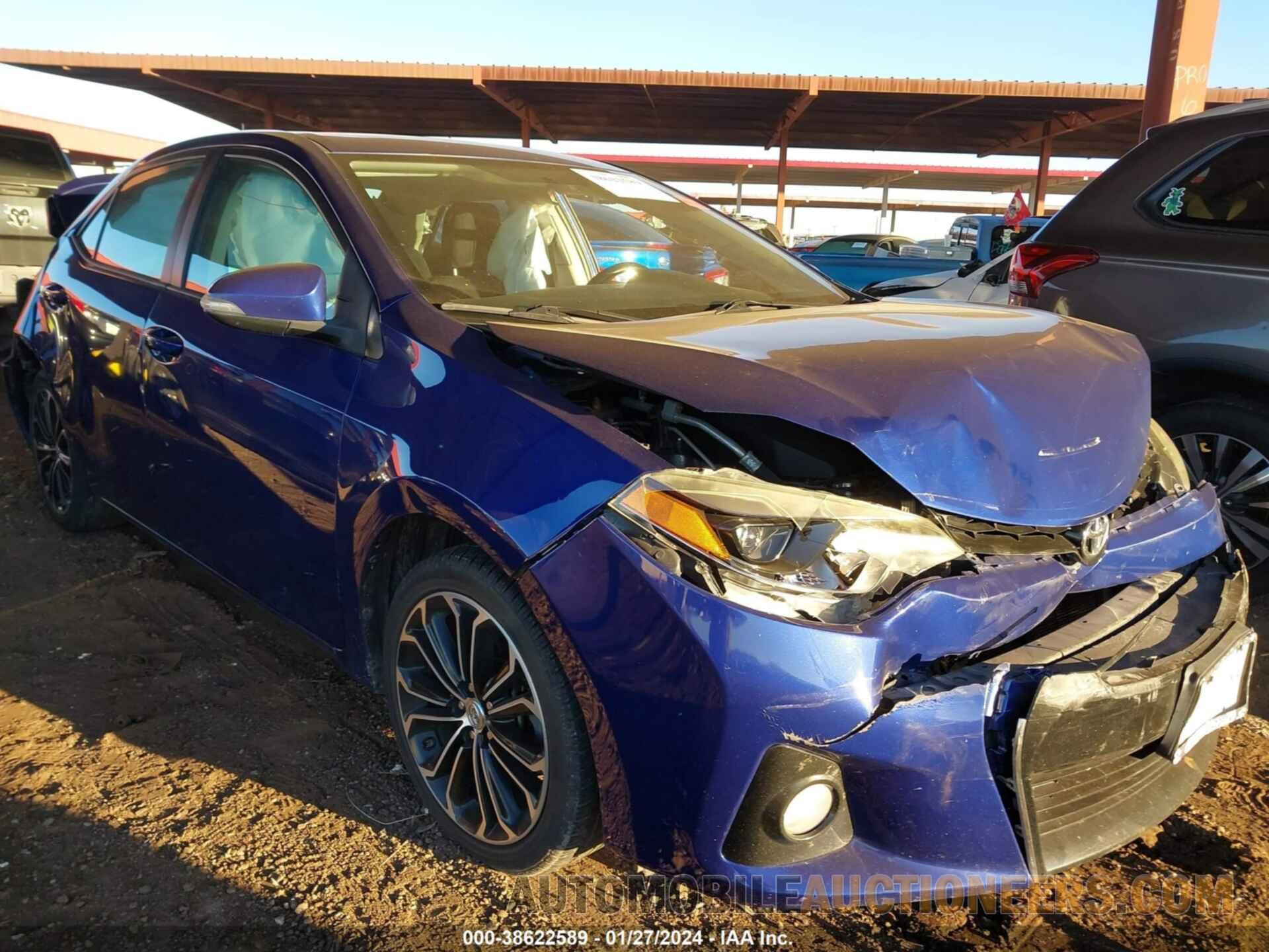 2T1BURHE6FC231629 TOYOTA COROLLA 2015